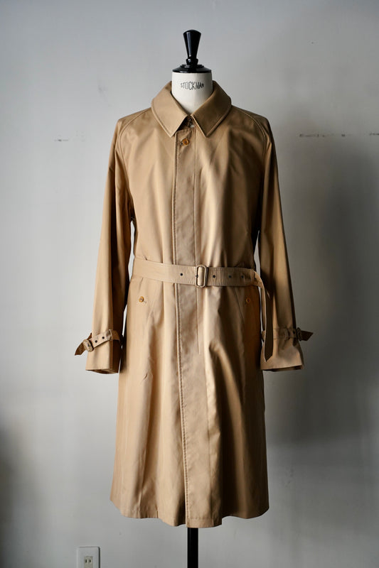 MEN LILY1ST VINTAGE 1980’s Italian Balmacaan Coat "One-Piece Sleeve"