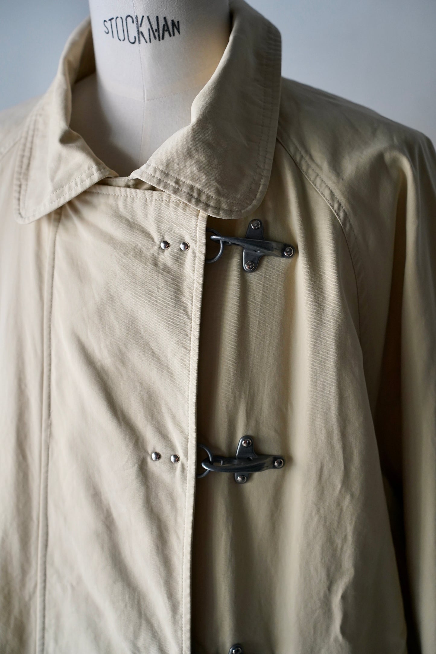 MEN LILY1ST VINTAGE 1980’s Italian Firemans Style Coat Design by PETER & SONS