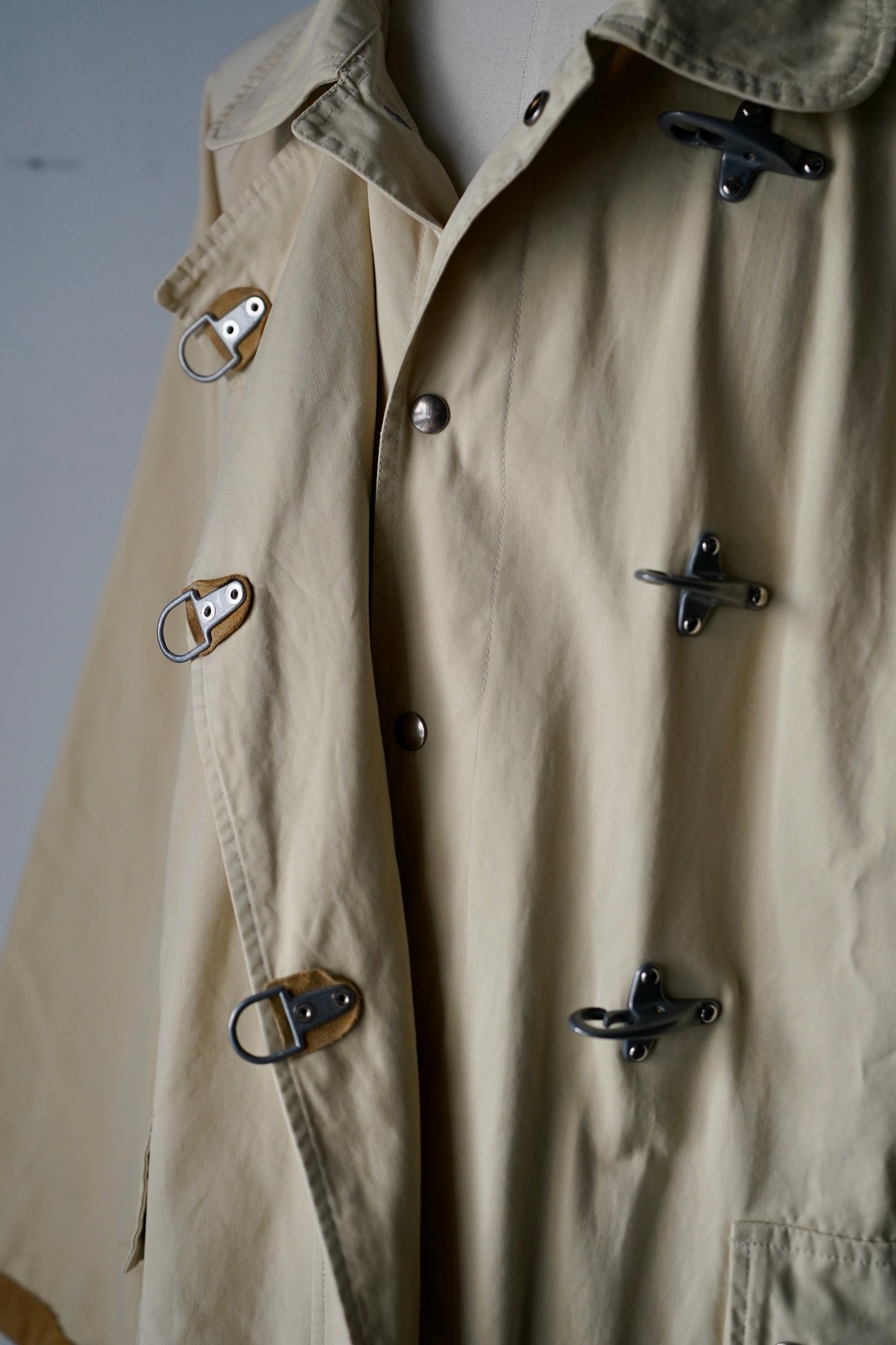 MEN LILY1ST VINTAGE 1980’s Italian Firemans Style Coat Design by PETER & SONS