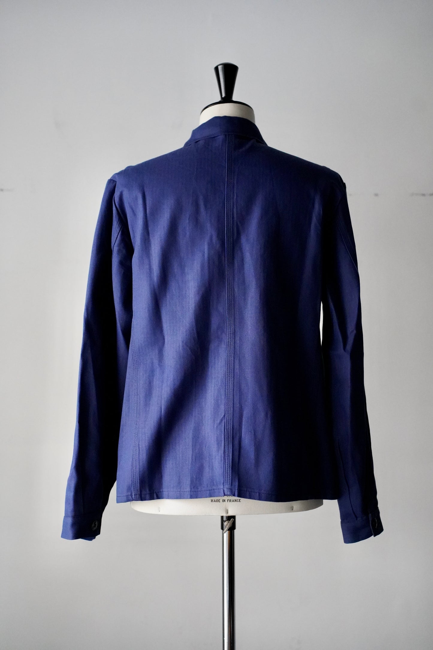 MEN LILY1ST VINTAGE 1960's Dead Stock German Cotton Herringbone Work Bluoson Size 48