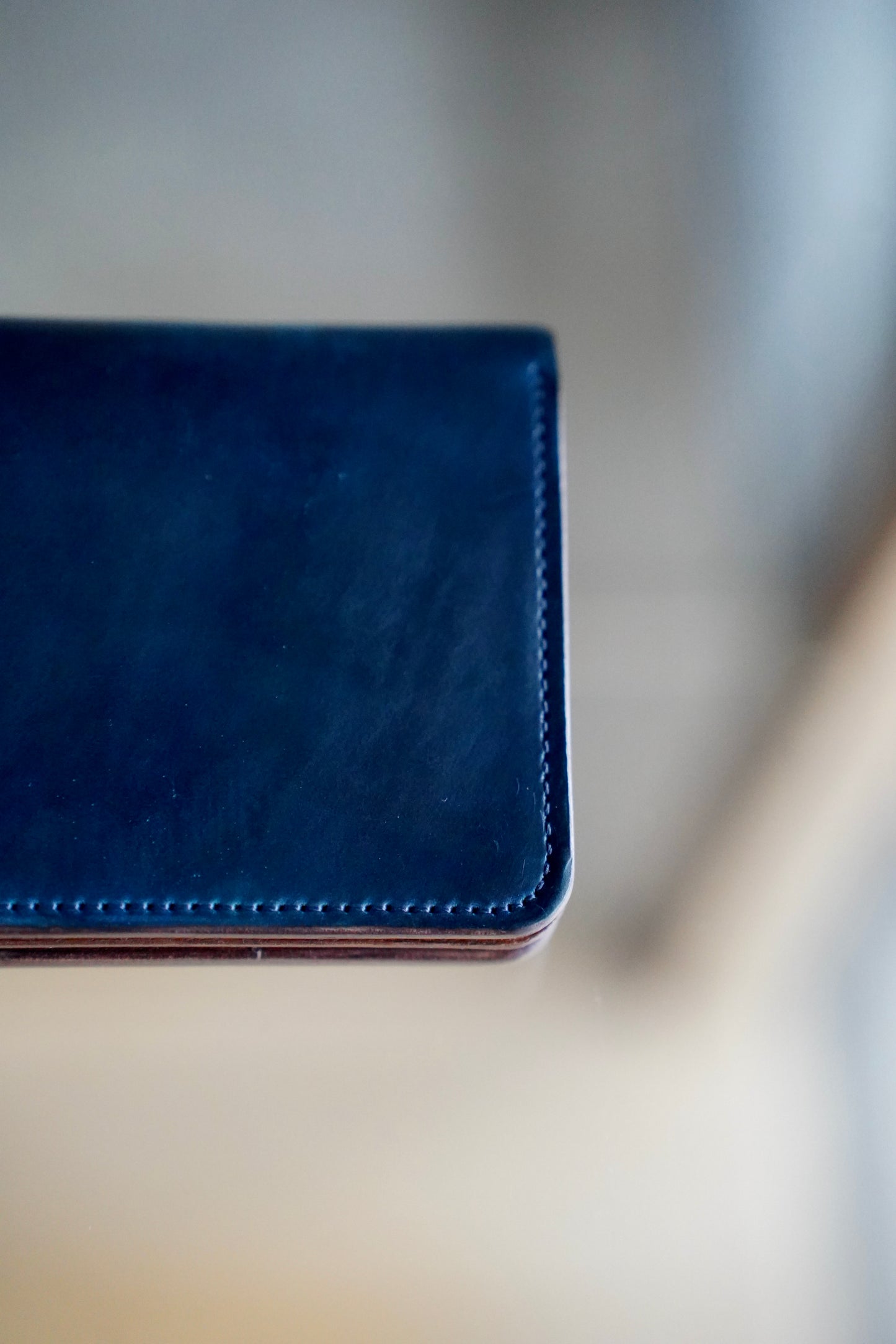 MEN forme/フォルメ Post wallet CORDVAN navy