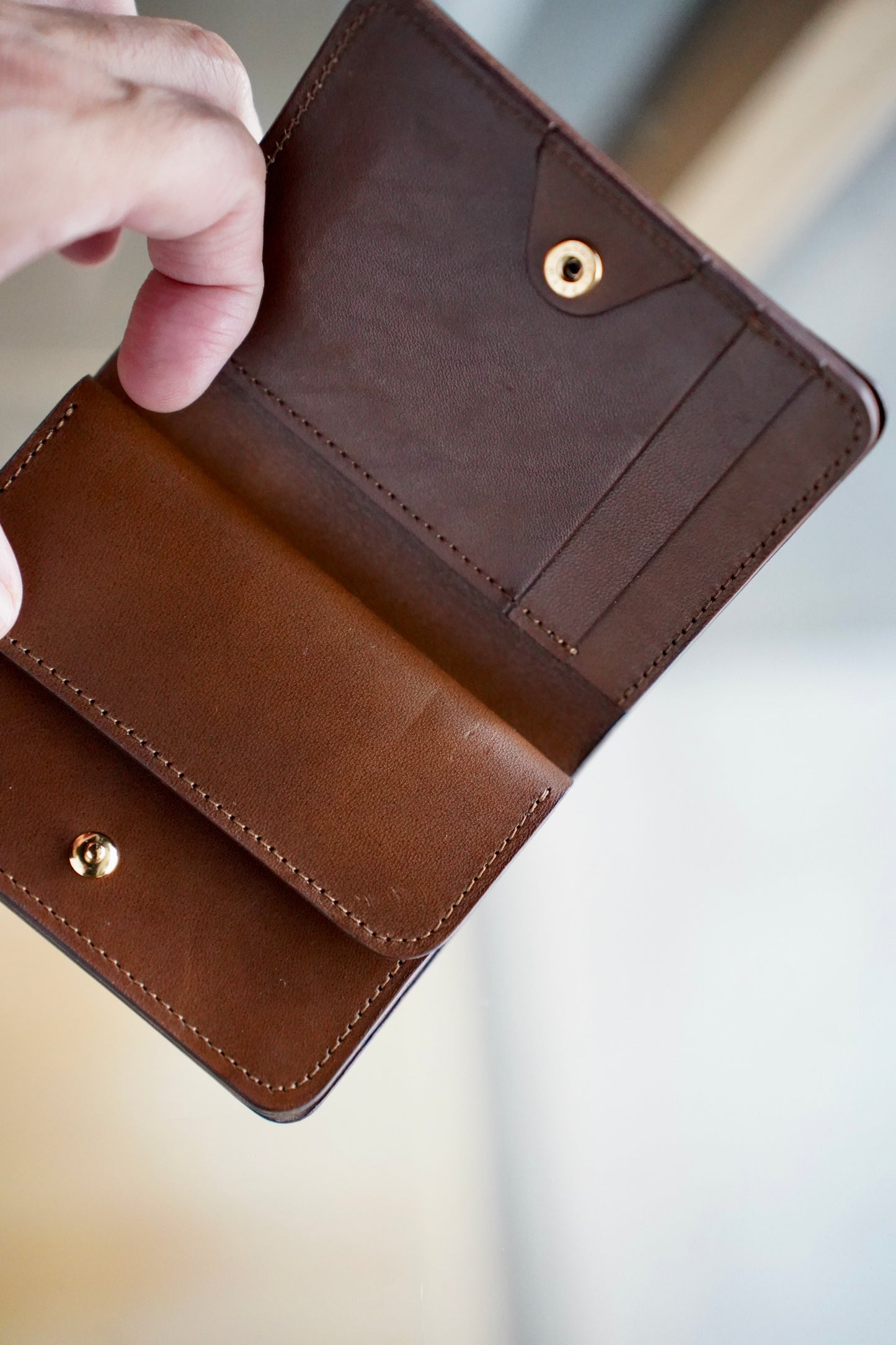 MEN forme/フォルメ Post wallet CORDVAN navy