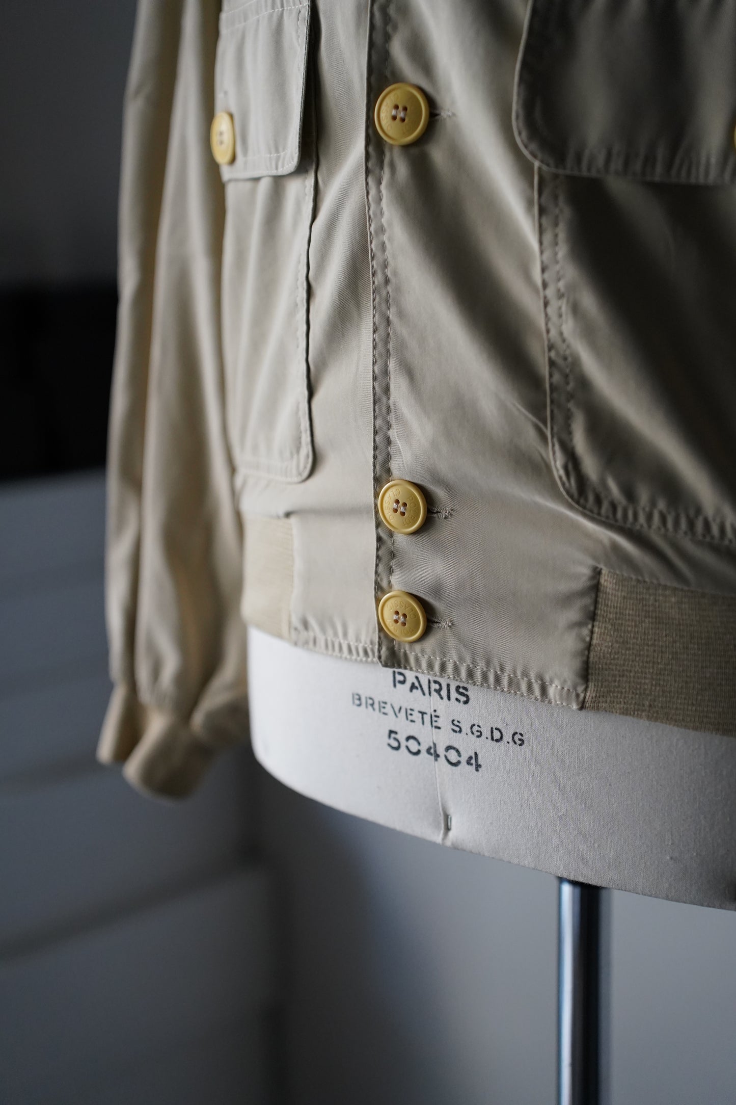 MEN LILY1ST VINTAGE 1980’s Italian Button Blouson by POLBOT