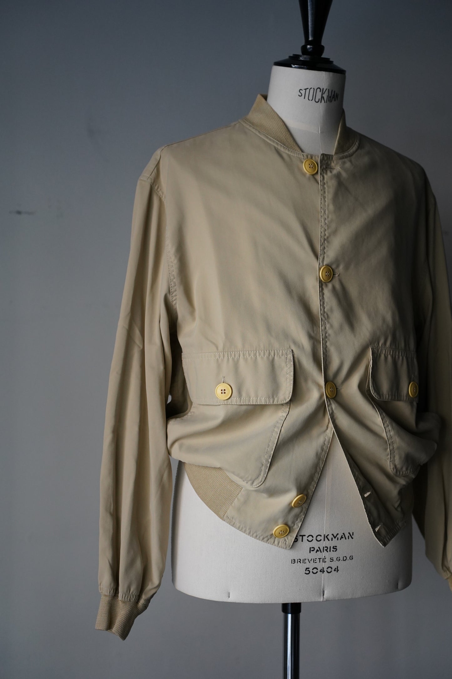 MEN LILY1ST VINTAGE 1980’s Italian Button Blouson by POLBOT