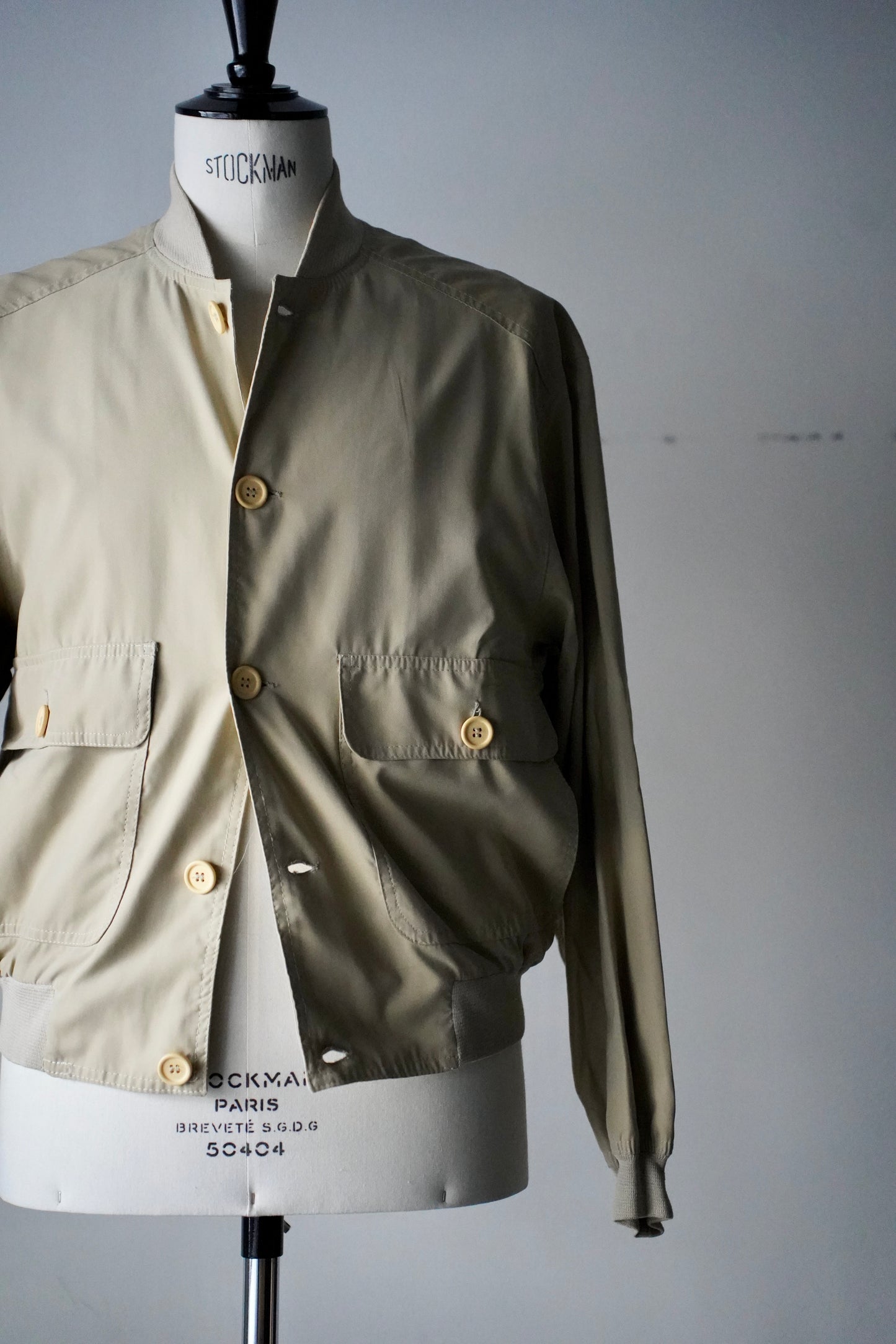 MEN LILY1ST VINTAGE 1980-1990’s Italian Button Blouson by Polbot