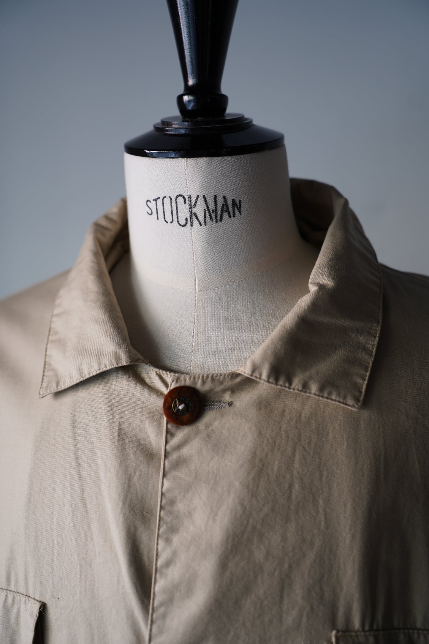 MEN LILY1ST VINTAGE 1980’s Italian Cotton Safari Blouson