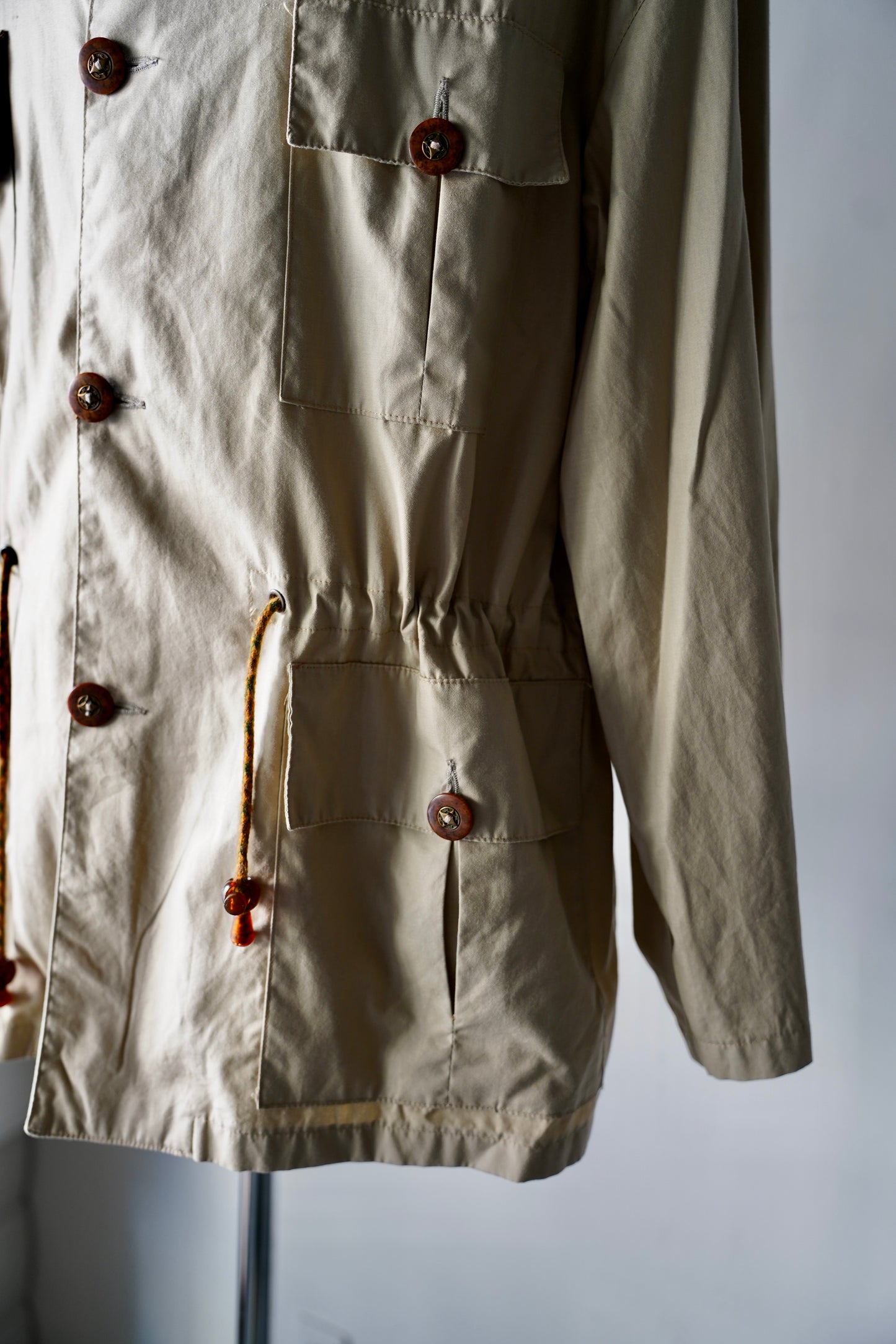 MEN LILY1ST VINTAGE 1980’s Italian Cotton Safari Blouson