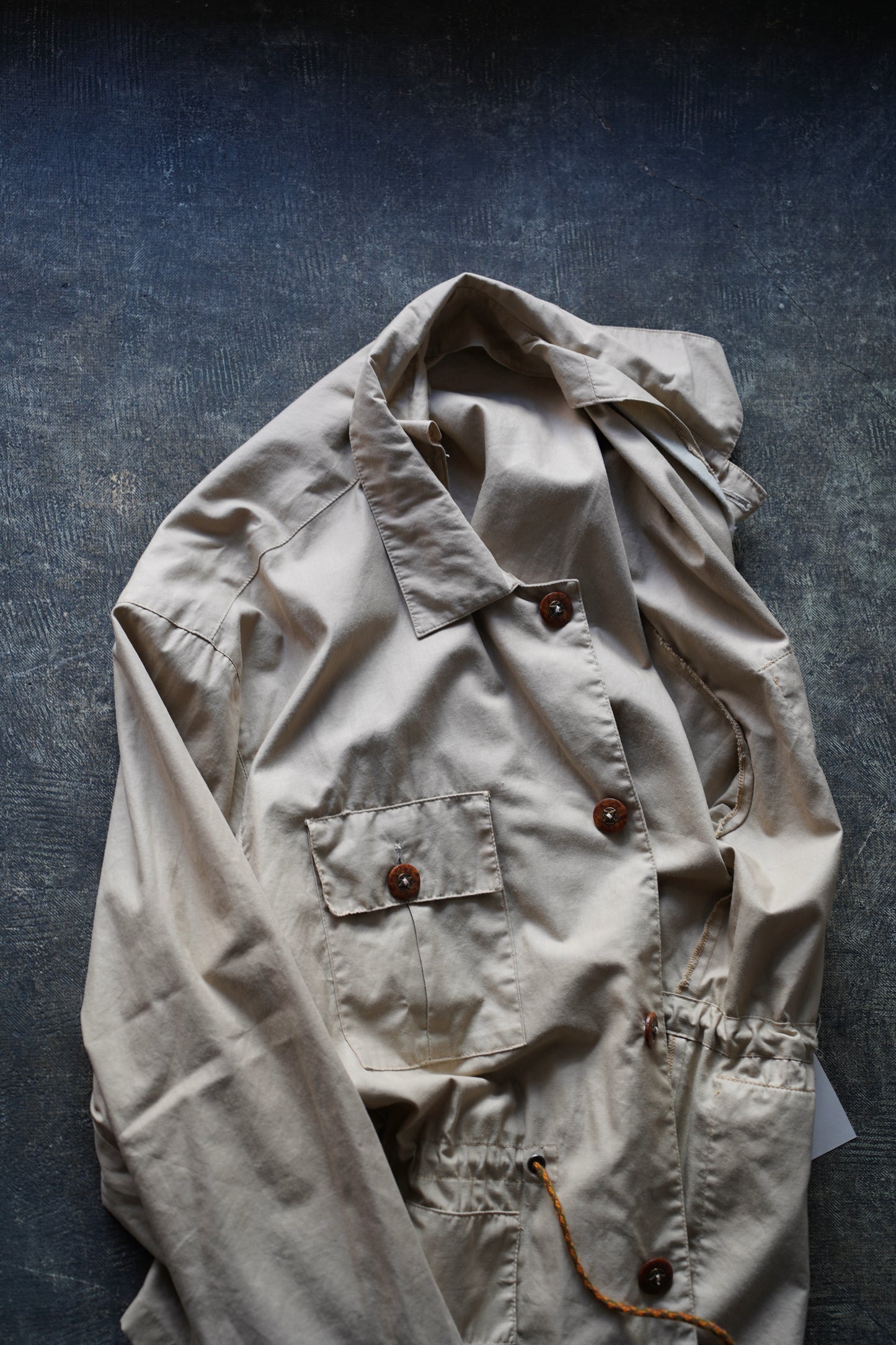 MEN LILY1ST VINTAGE 1980’s Italian Cotton Safari Blouson