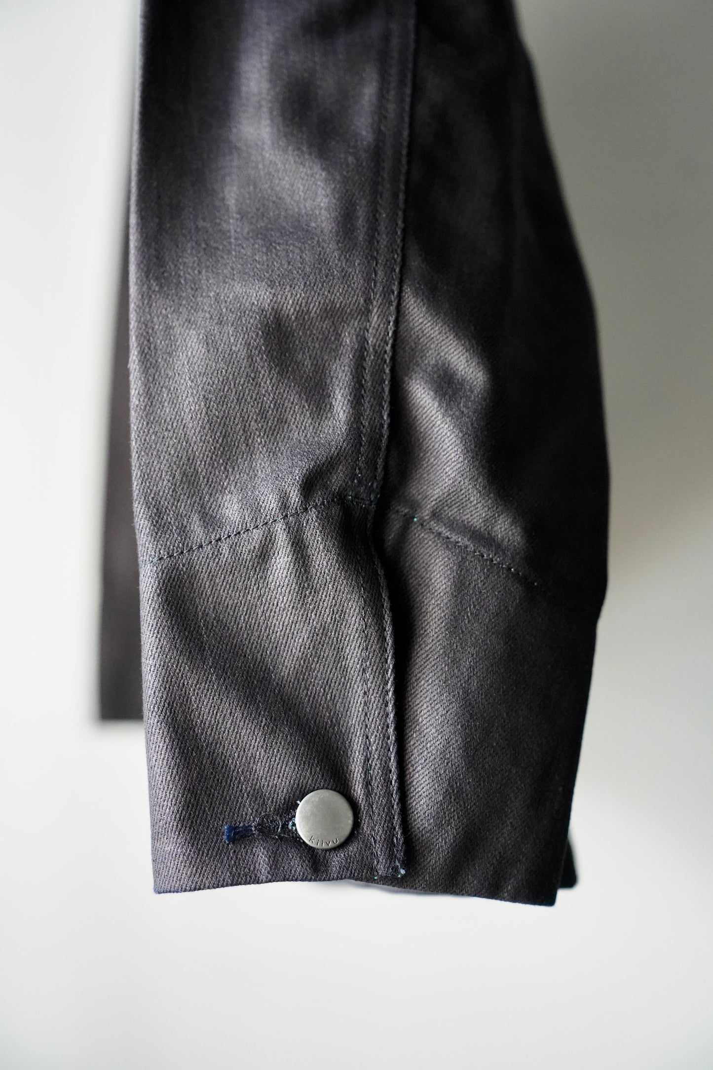 MEN Kiivu / キフ DENIM WORK JACKET- 12.5oz Rainbow Denim + SUMI -