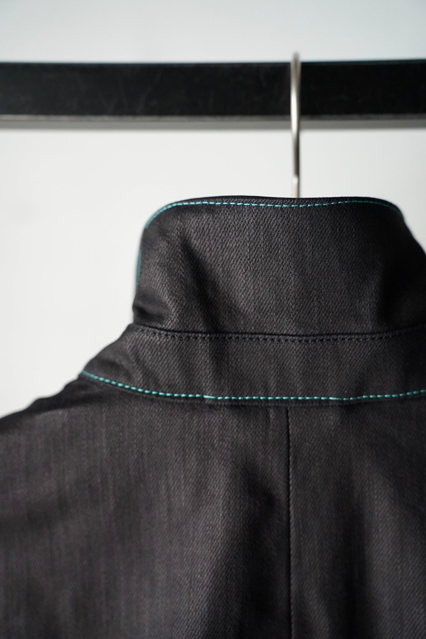 MEN Kiivu / キフ DENIM WORK JACKET- 12.5oz Rainbow Denim + SUMI -