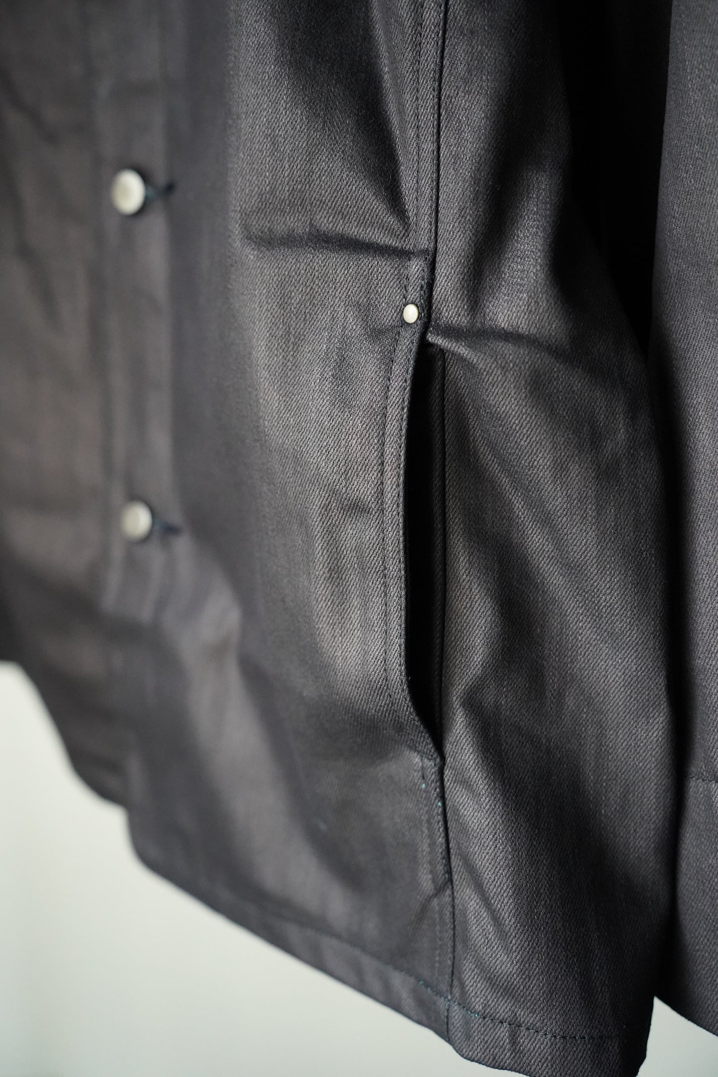 MEN Kiivu / キフ DENIM WORK JACKET- 12.5oz Rainbow Denim + SUMI -