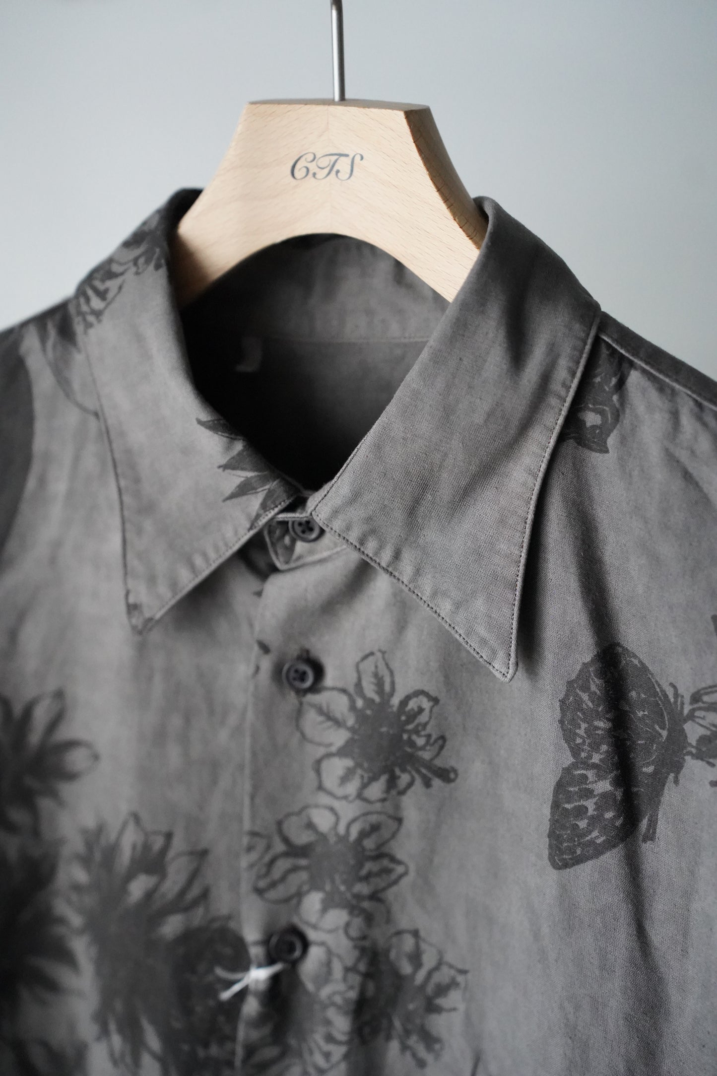 MEN Kiivu / キフ BOIL L/SHT - Hand Drawing SUMI Printing -