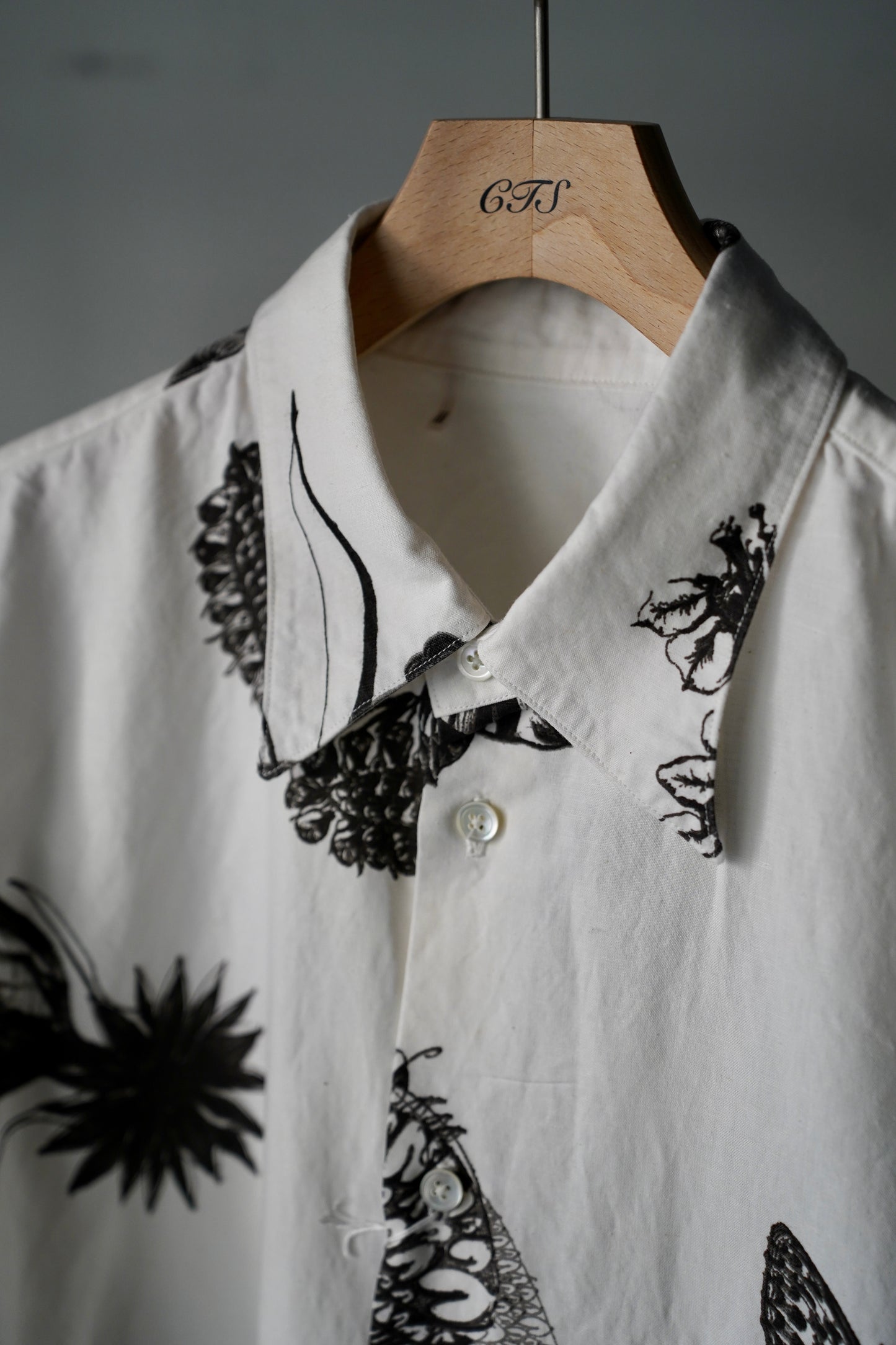 MEN Kiivu / キフ BOIL L/SHT - Hand Drawing SUMI Printing -