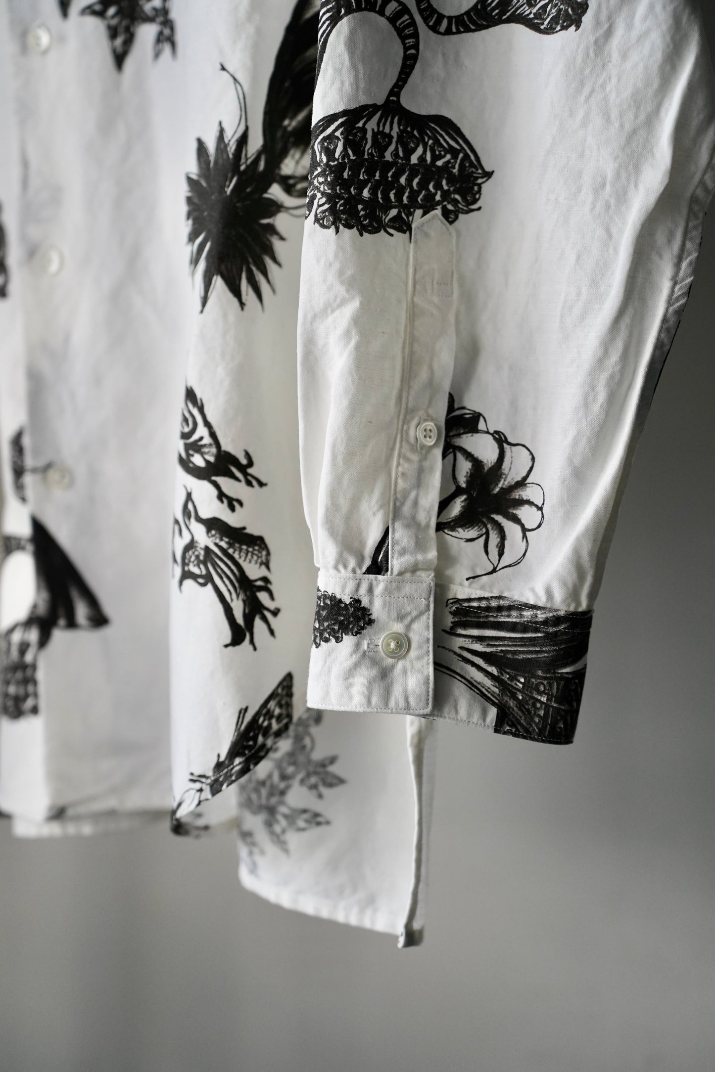 MEN Kiivu / キフ BOIL L/SHT - Hand Drawing SUMI Printing -