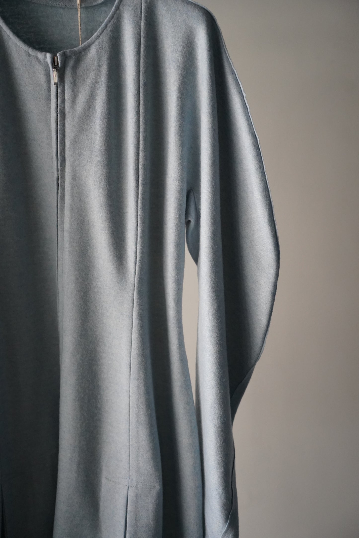 WOMEN pelleq / ペレック washed wool box pleated dress