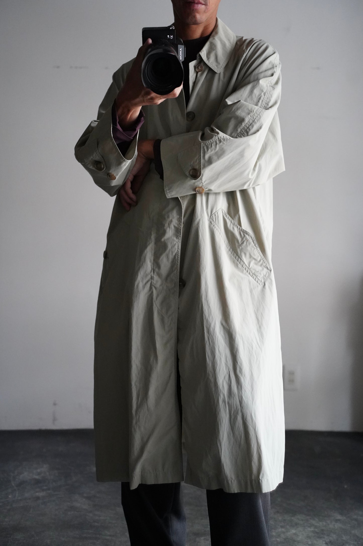 MEN LILY1ST VINTAGE 1990’s Austrian Packable Balmacaan Coat by SCHNEIDERS