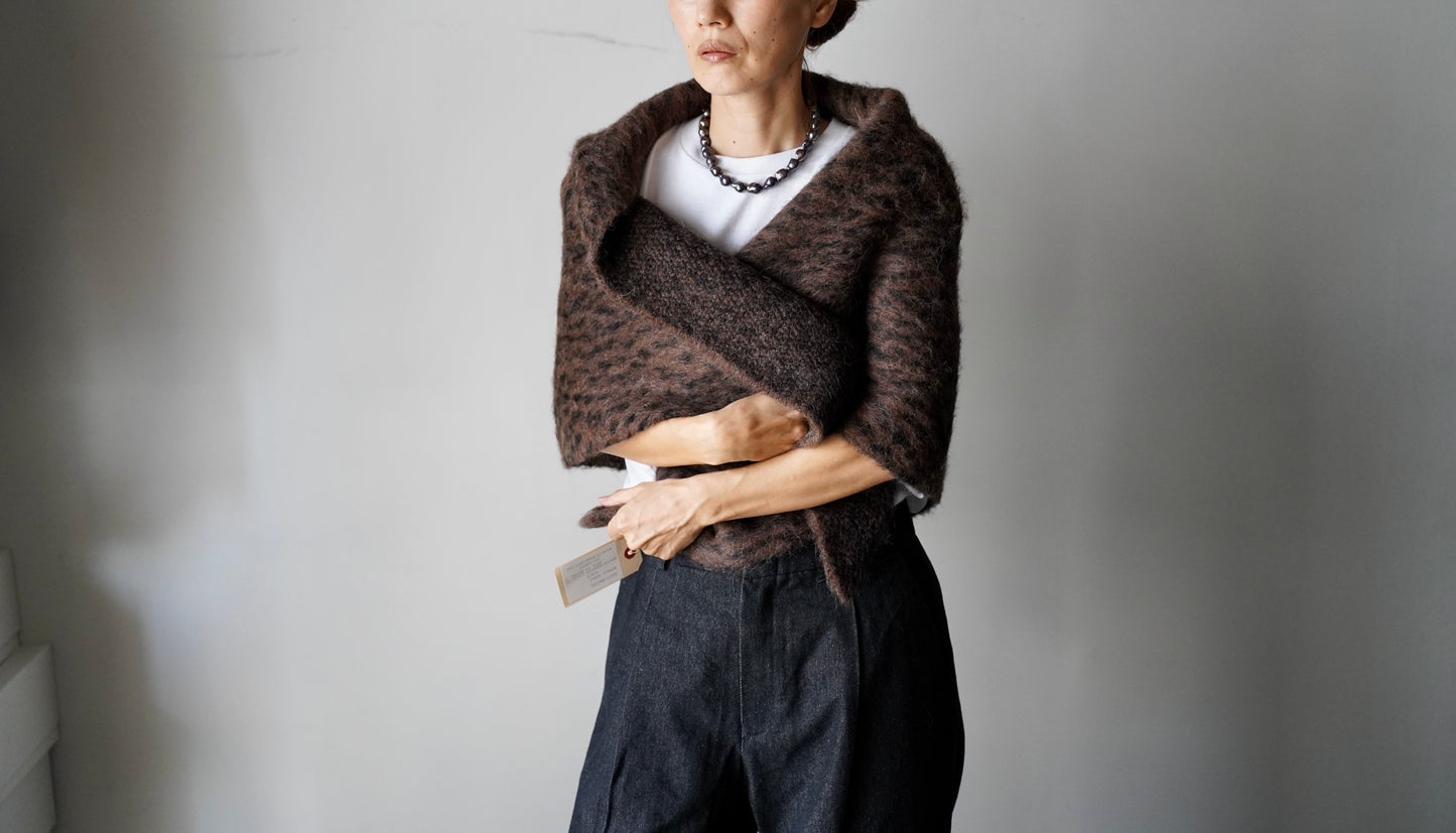 WOMEN jonnlynx/ジョンリンクス mohair scarf