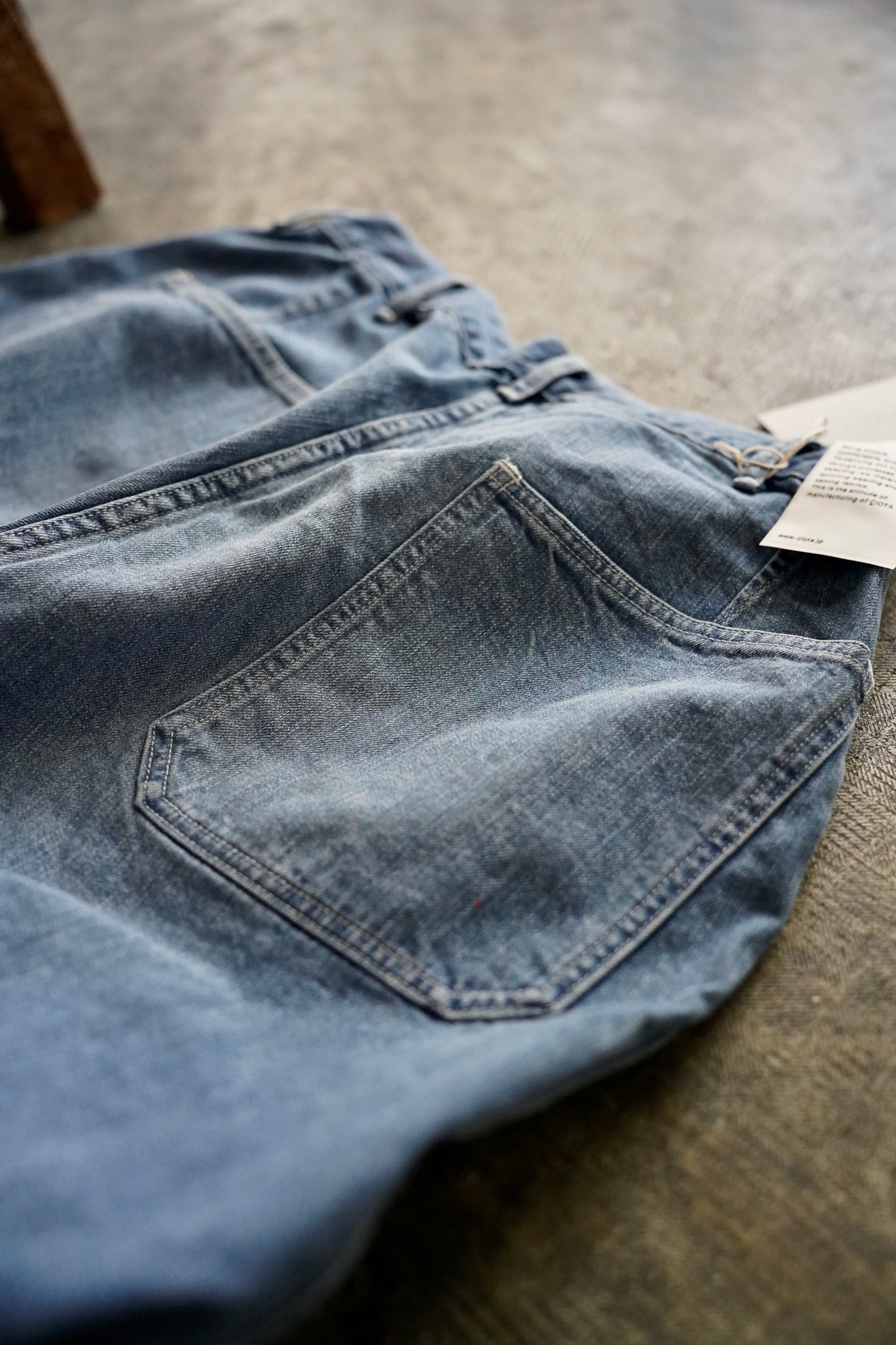 MEN CIOTA/シオタ Denim Baker Pants 25AW