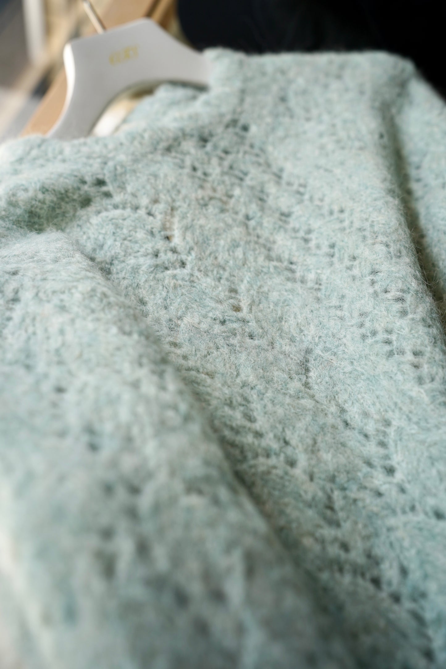 WOMEN jonnlynx/ジョンリンクス mohair sukashi knit pullover