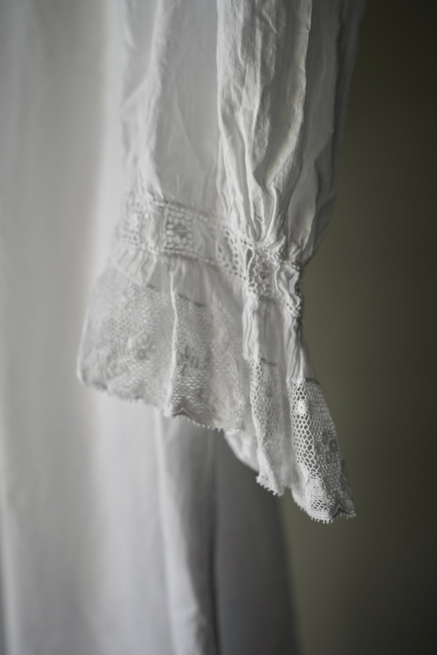 WOMEN VINTAGE 1900-1920's Antique French Cotton Onepice