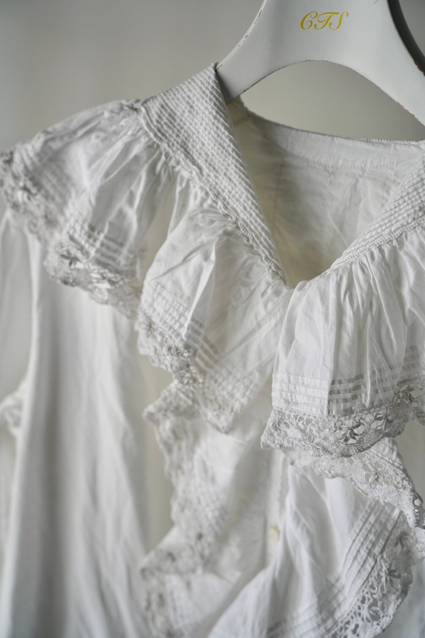 WOMEN VINTAGE 1900-1920's Antique French Cotton Onepice