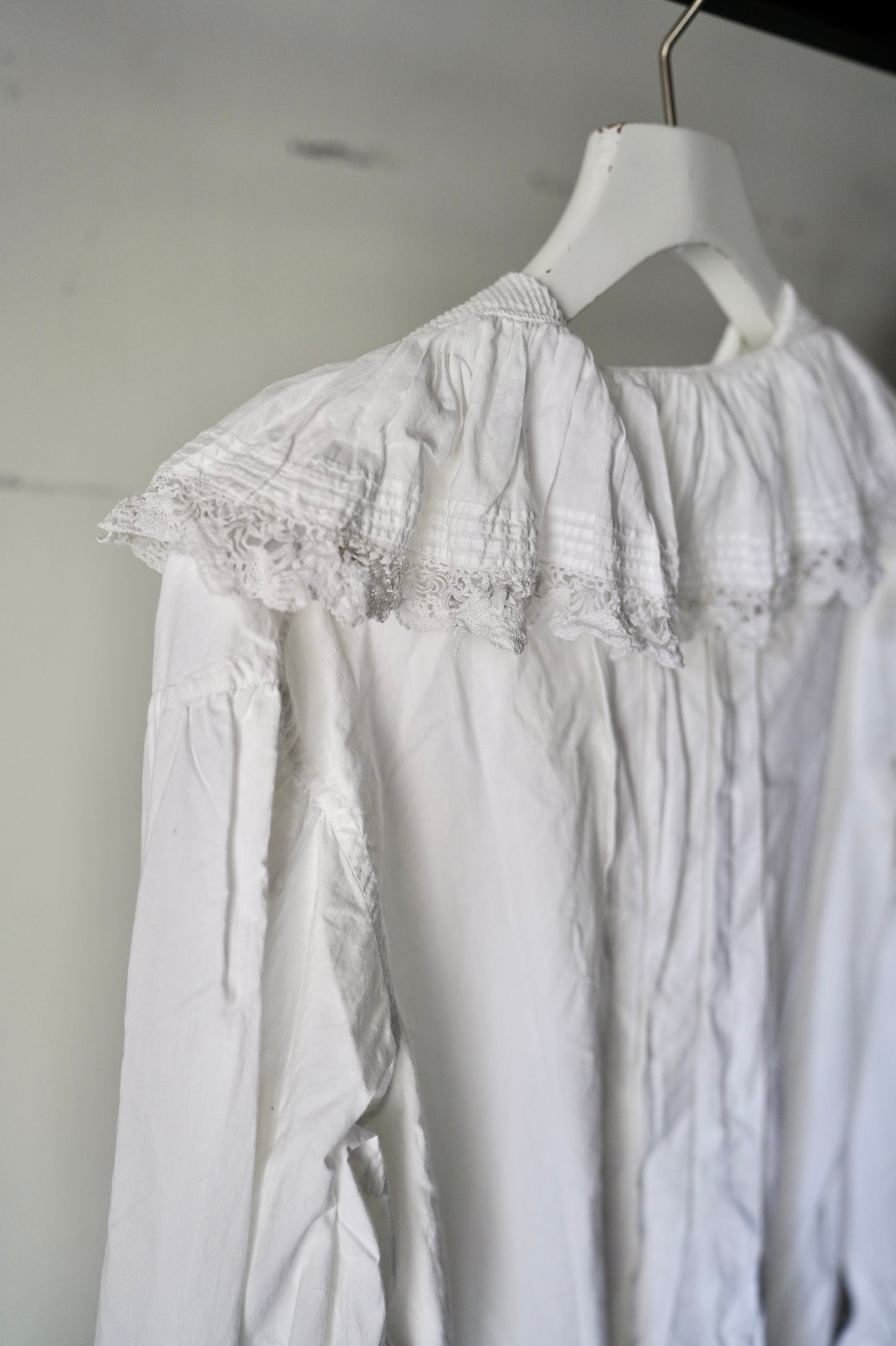 WOMEN VINTAGE 1900-1920's Antique French Cotton Onepice