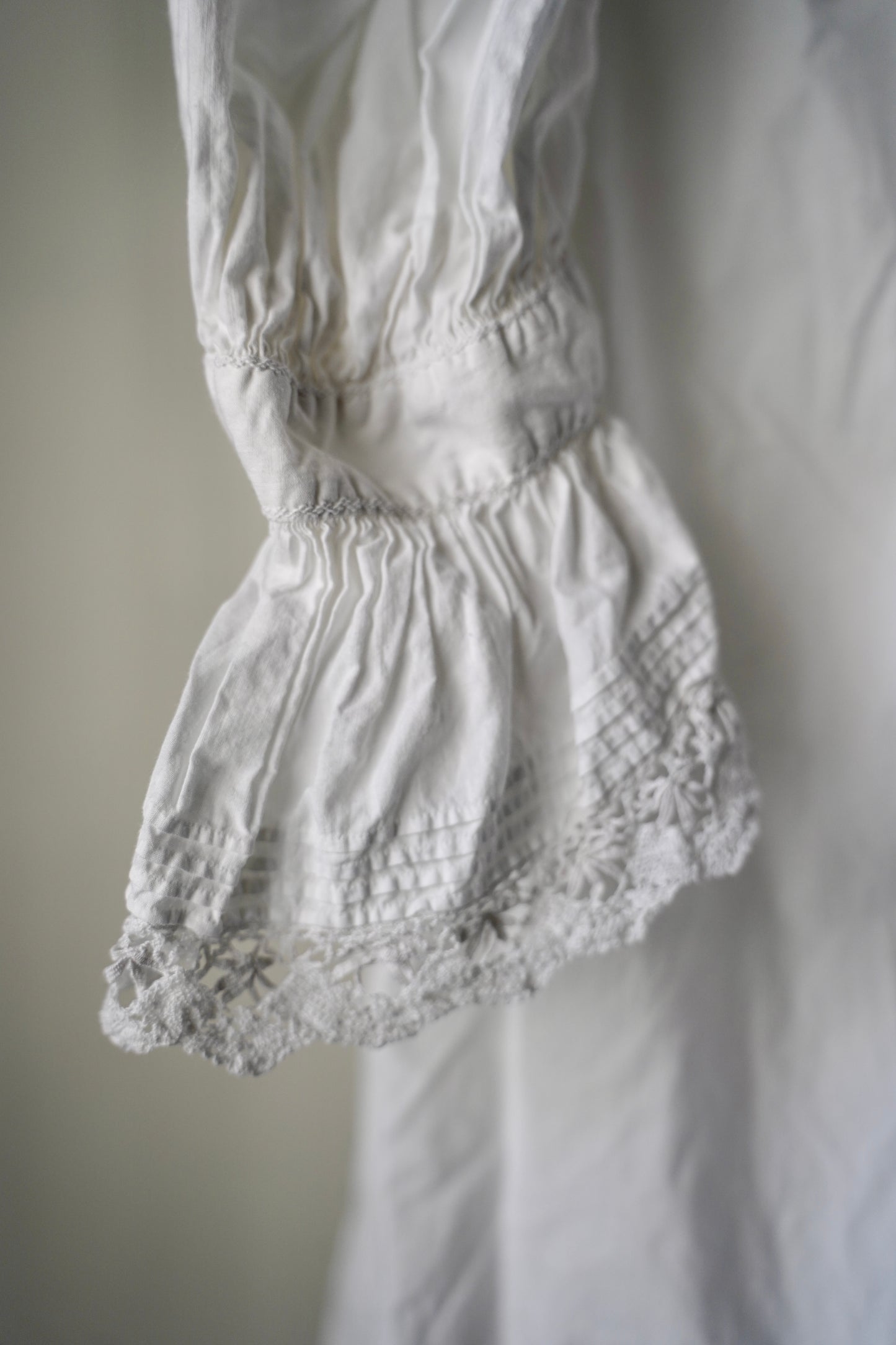 WOMEN VINTAGE 1900-1920's Antique French Cotton Onepice
