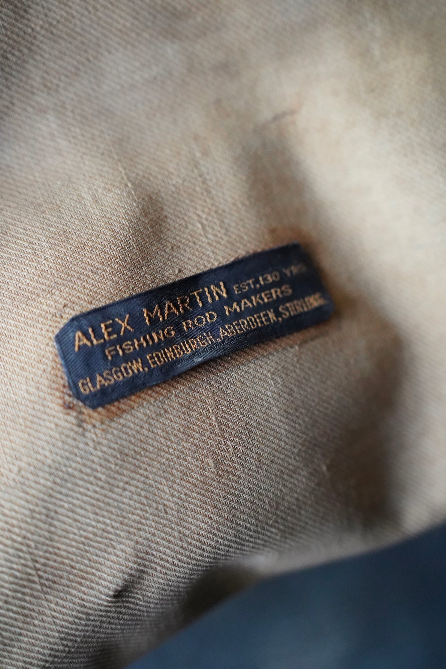 MEN/WOMEN VINTAGE BRITISH FISHING BAG