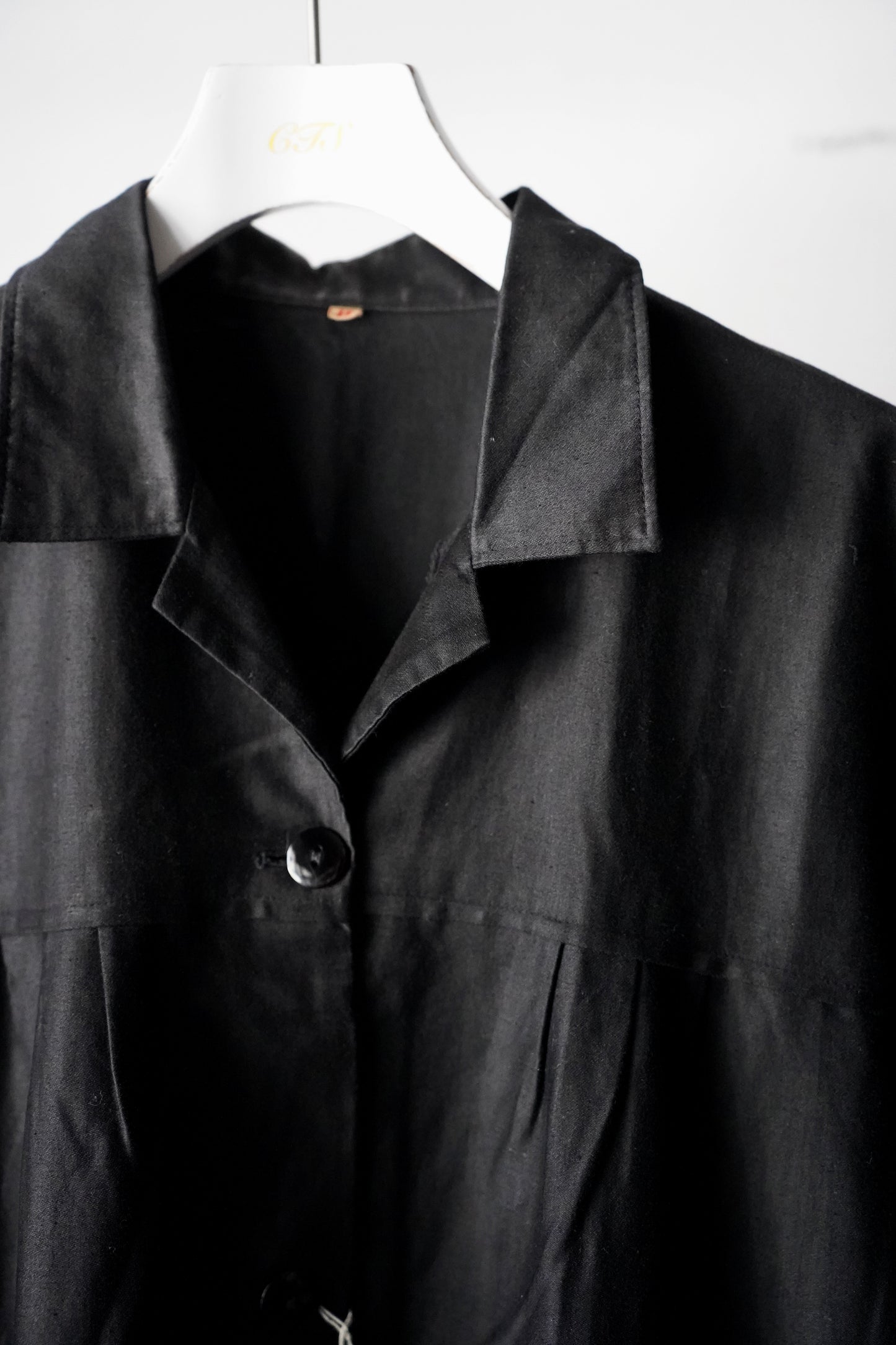 WOMEN VINTAGE 1950-1960's French Molskin Atelier Coat