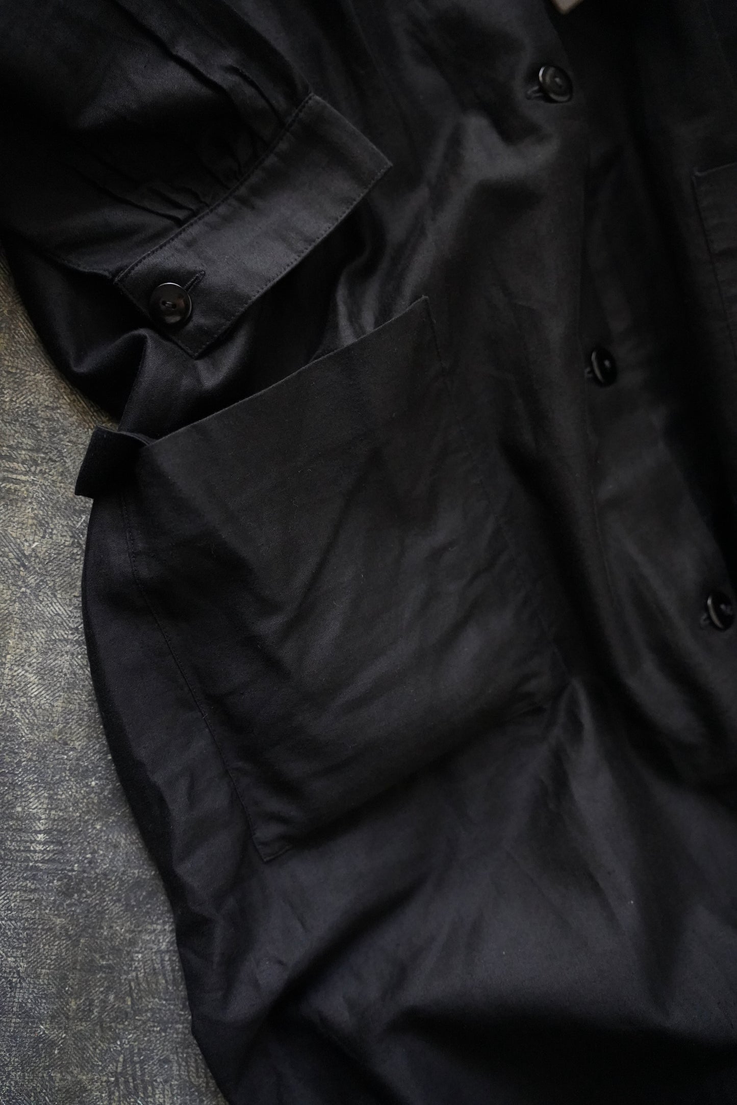WOMEN VINTAGE 1950-1960's French Molskin Atelier Coat