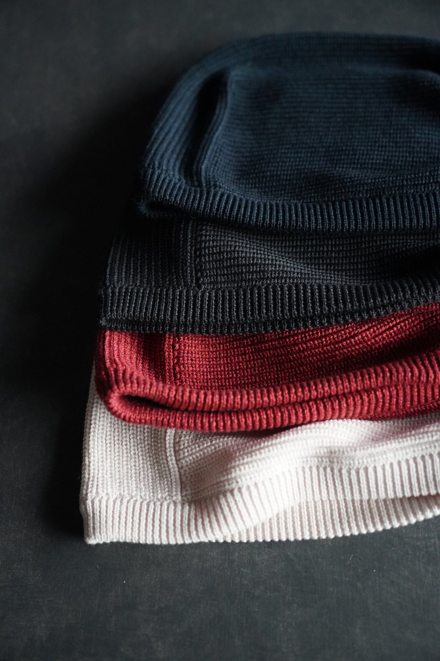 MEN/WOMEN BATONER / バトナー SOLID WOOL BALACLAVA
