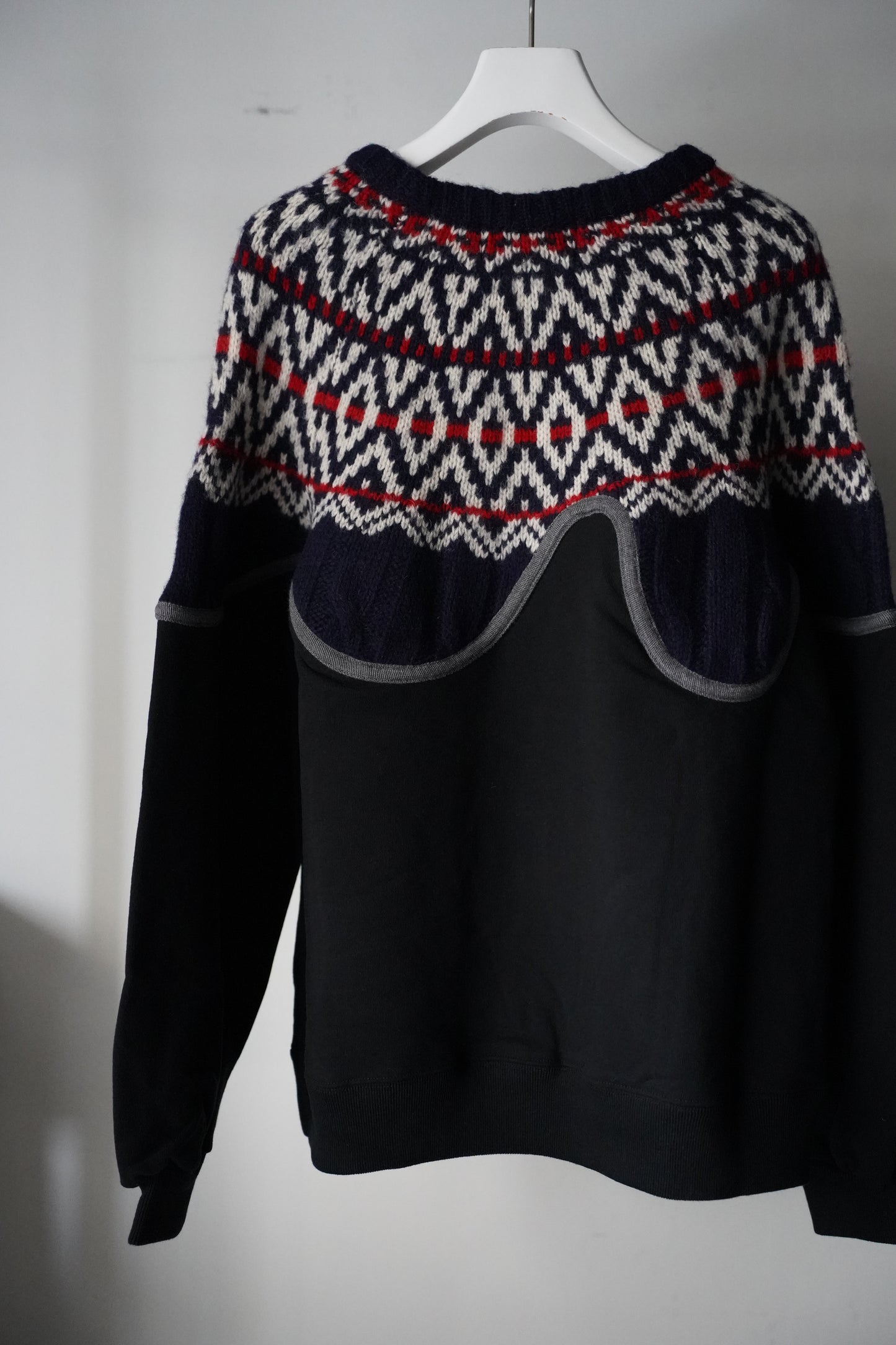 MEN/WOMEN VIOLETTE ROOM Ex. REMAKE SWEAT  black 2