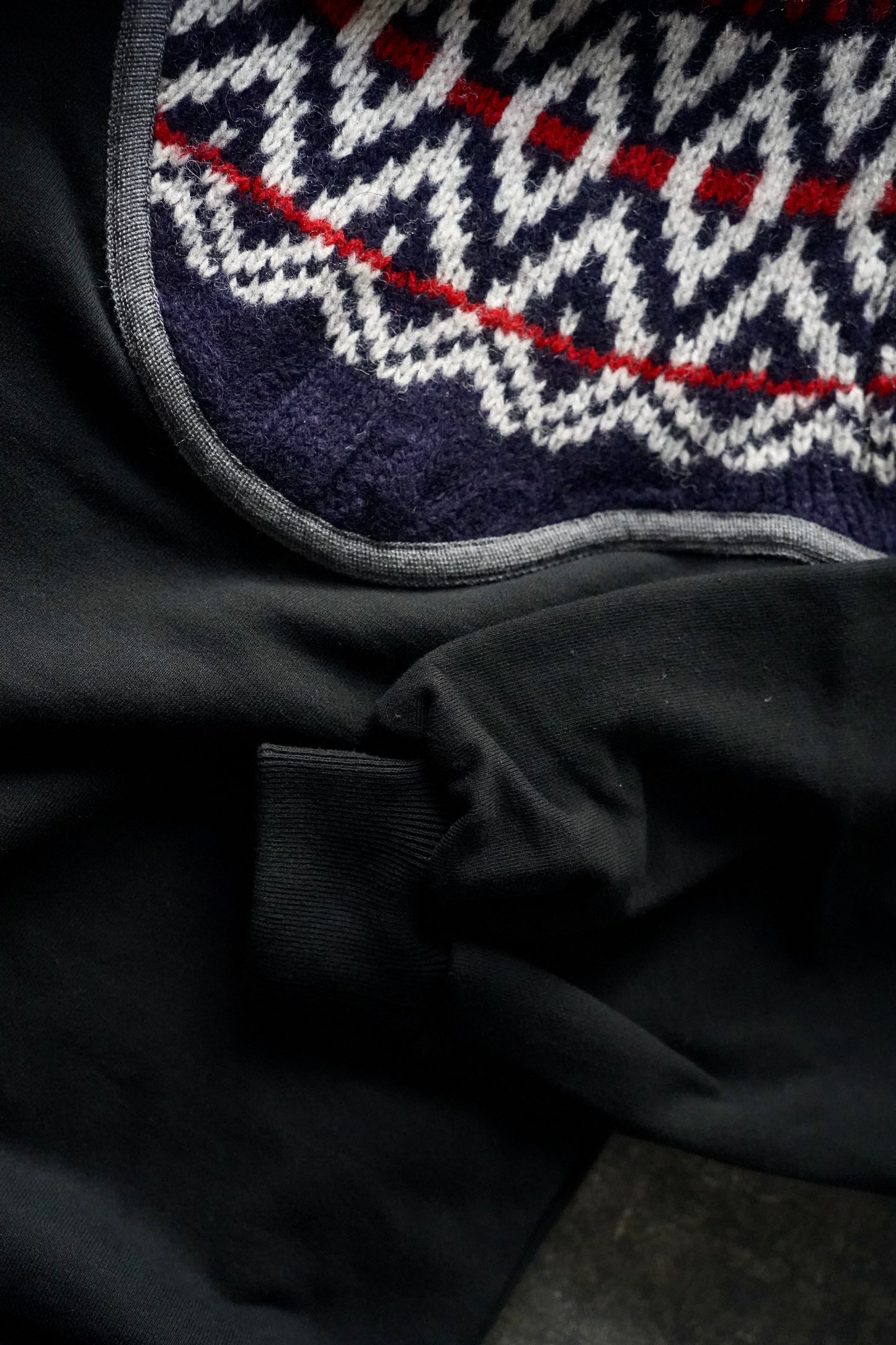 MEN/WOMEN VIOLETTE ROOM Ex. REMAKE SWEAT  black 2