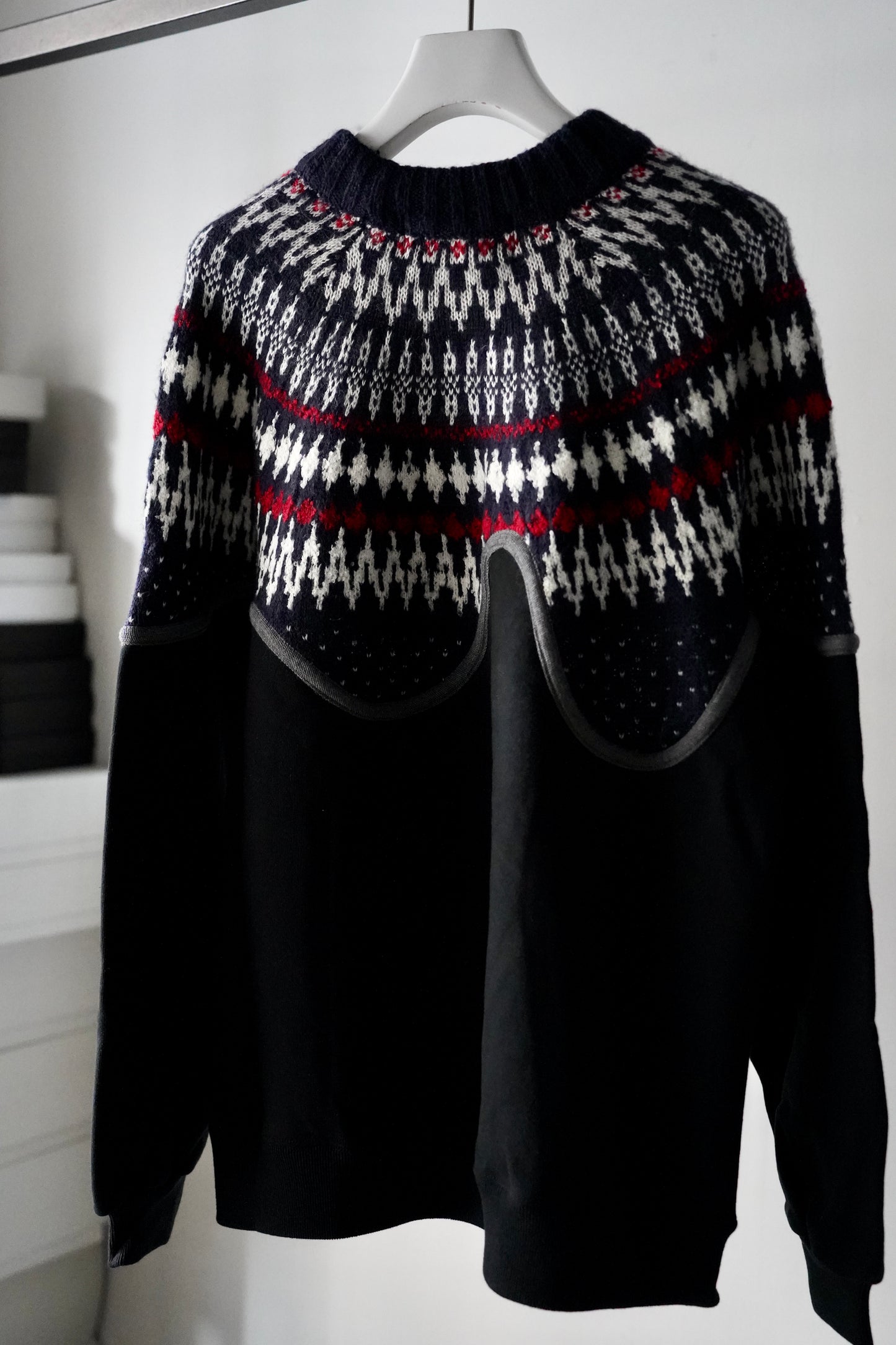 MEN/WOMEN VIOLETTE ROOM Ex. REMAKE SWEAT  black 3