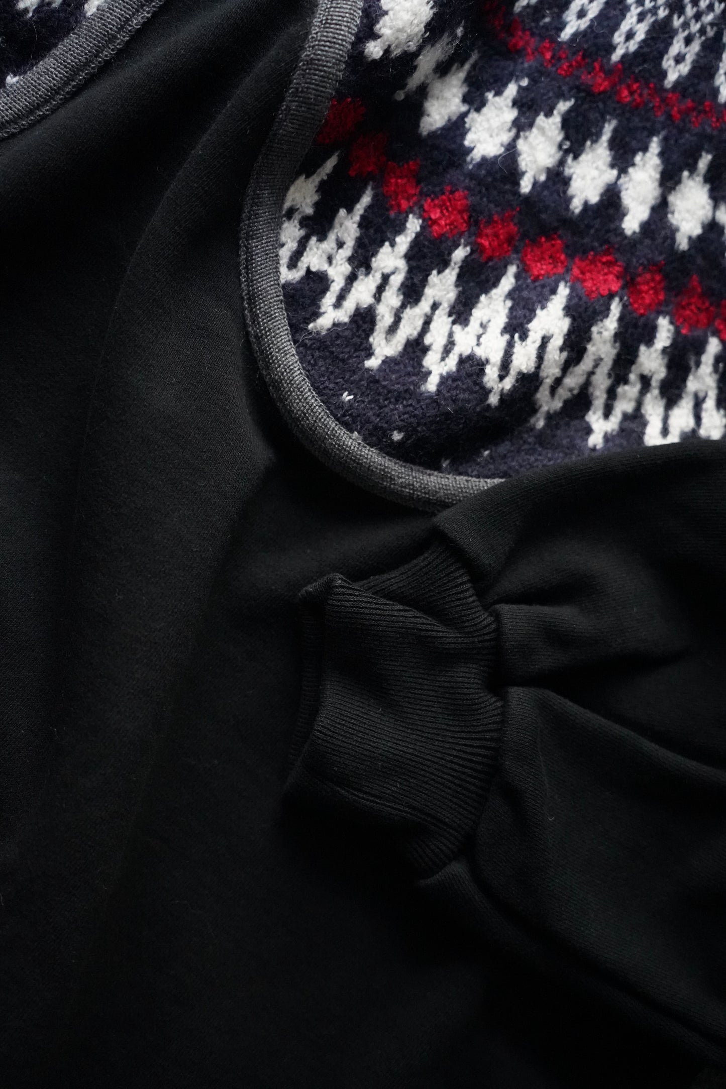 MEN/WOMEN VIOLETTE ROOM Ex. REMAKE SWEAT  black 3