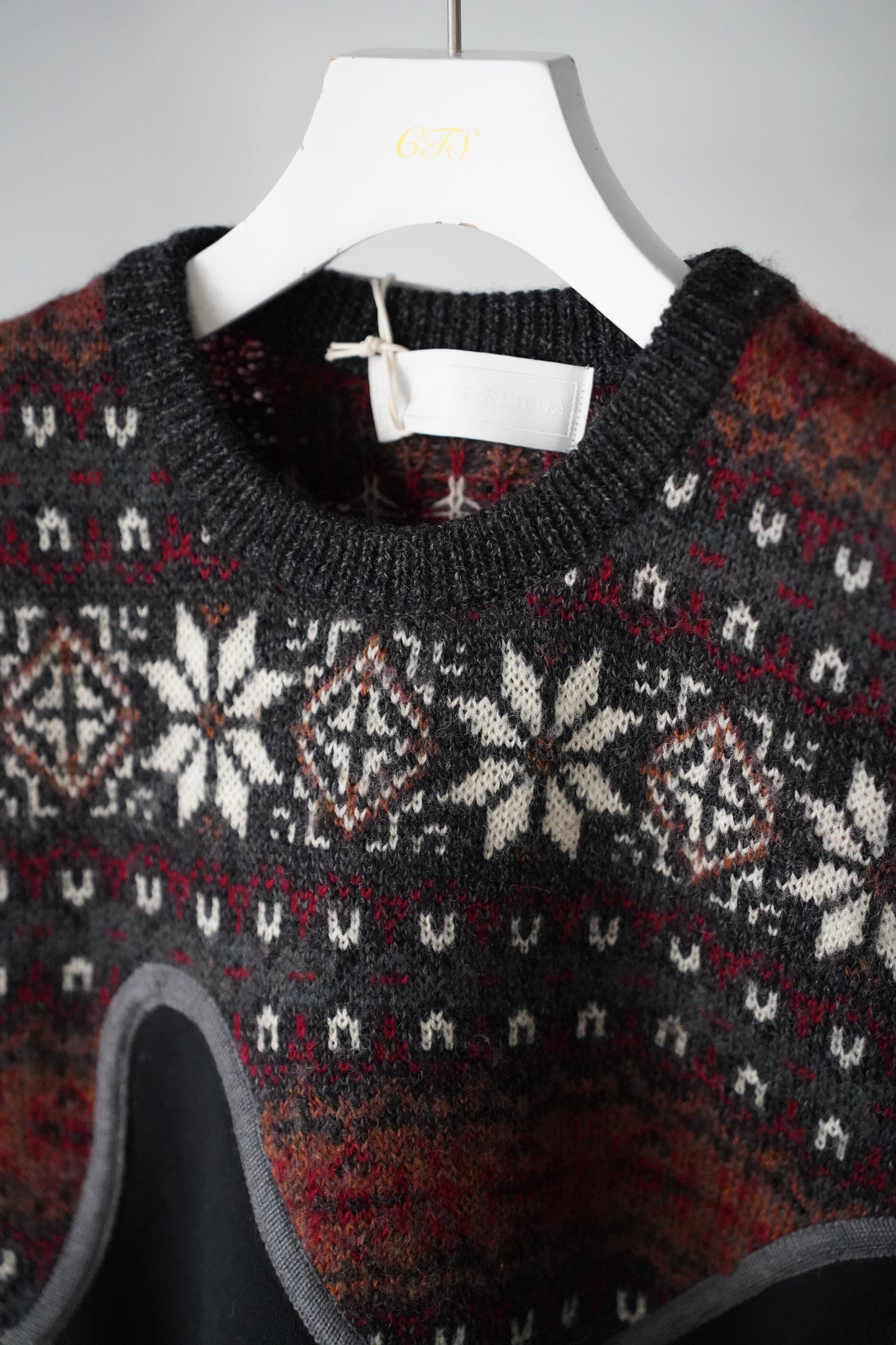 MEN/WOMEN VIOLETTE ROOM Ex. REMAKE SWEAT  black 4