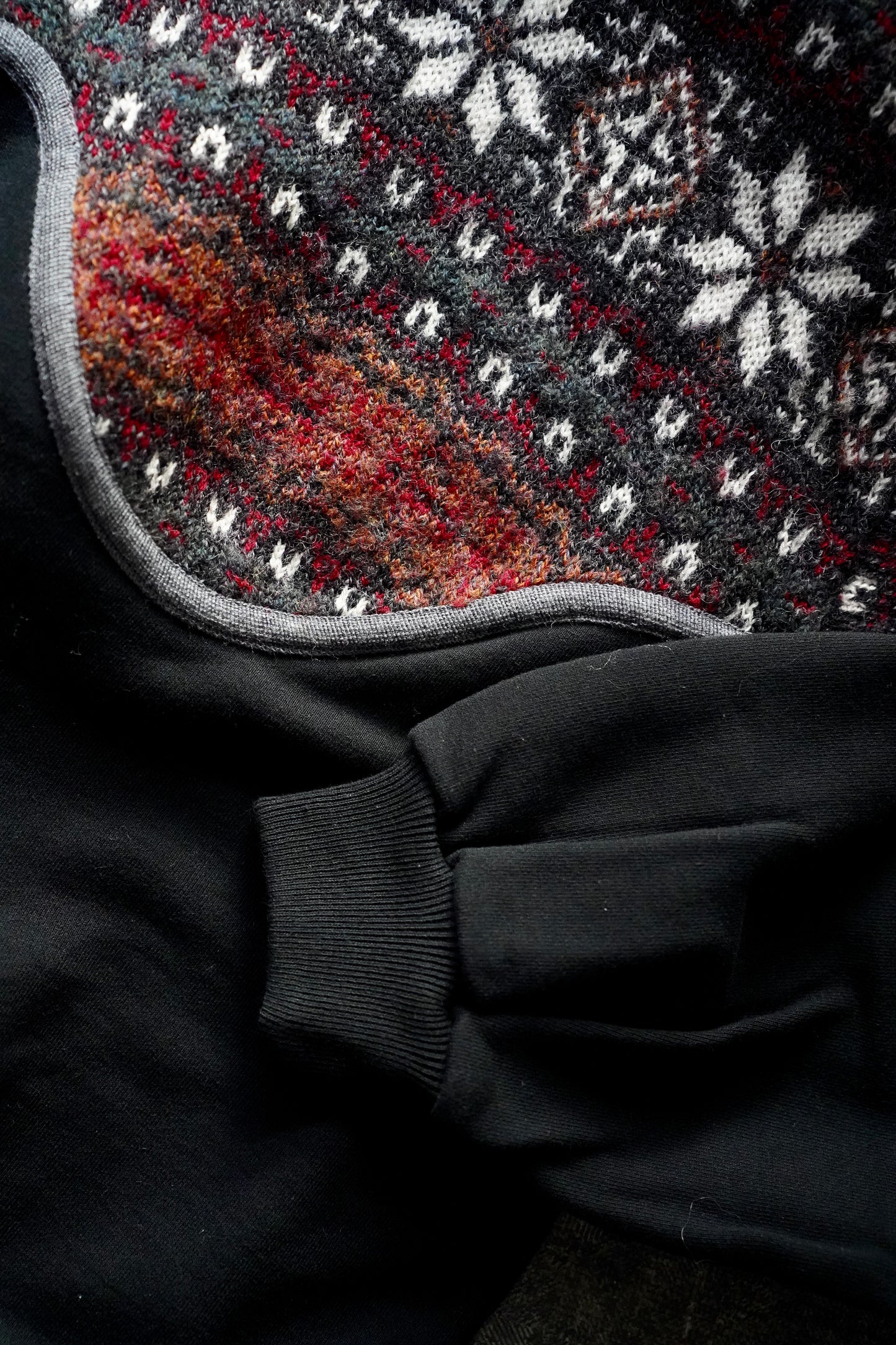 MEN/WOMEN VIOLETTE ROOM Ex. REMAKE SWEAT  black 4
