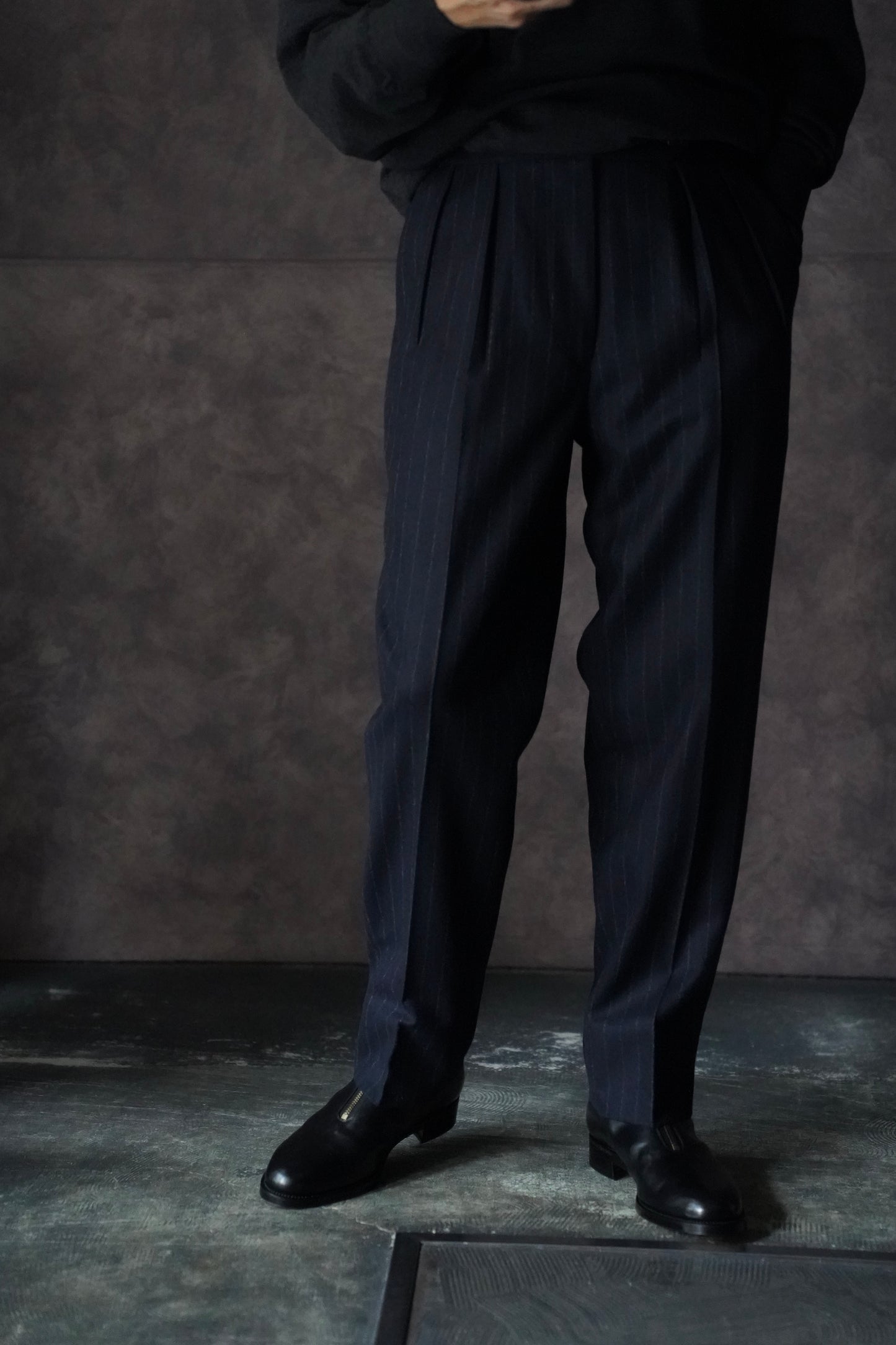 MEN HEUGN / ユーゲン "Aaron" Wide Stripe 2p