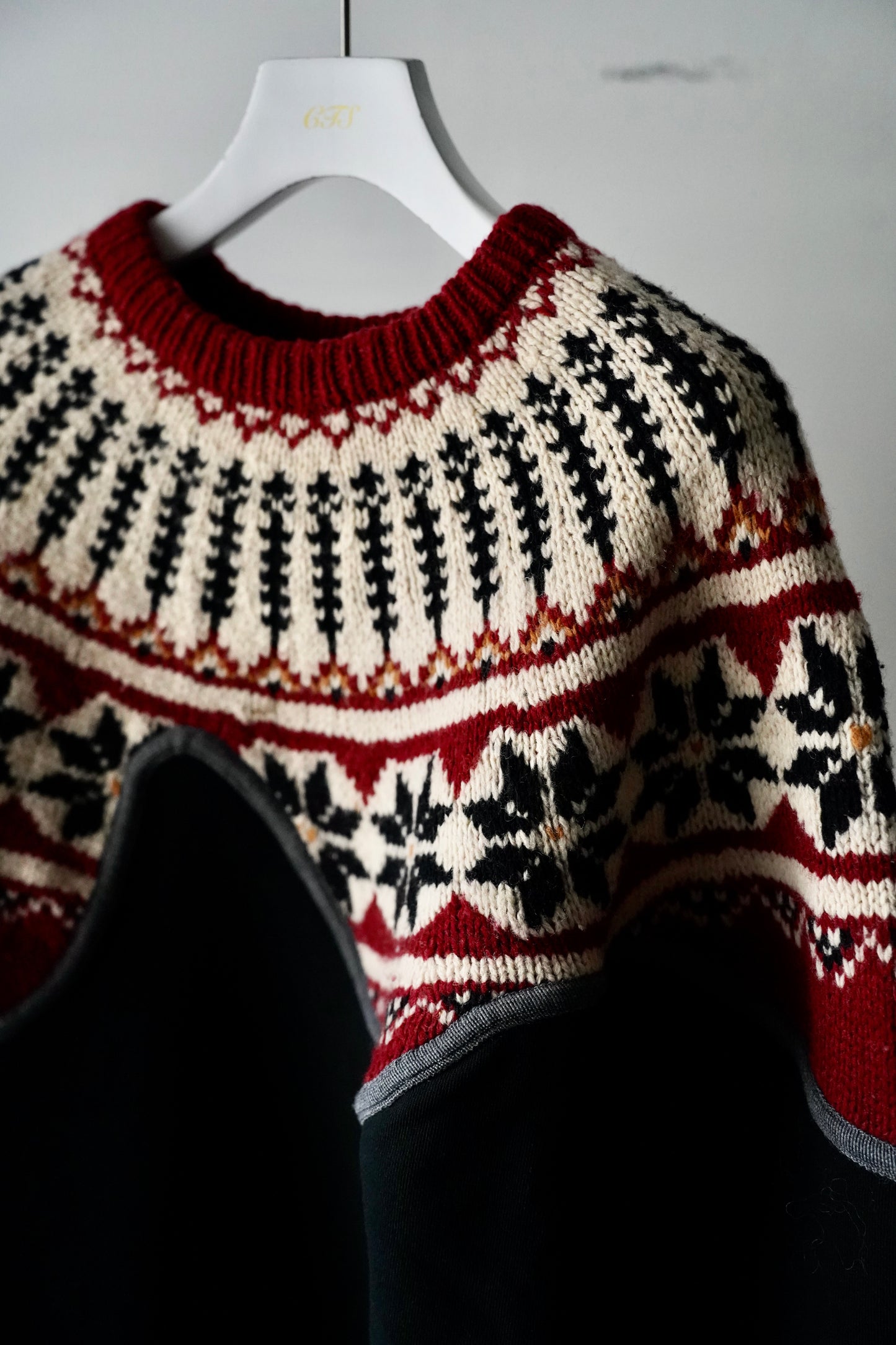 MEN/WOMEN VIOLETTE ROOM Ex. REMAKE SWEAT  black 5