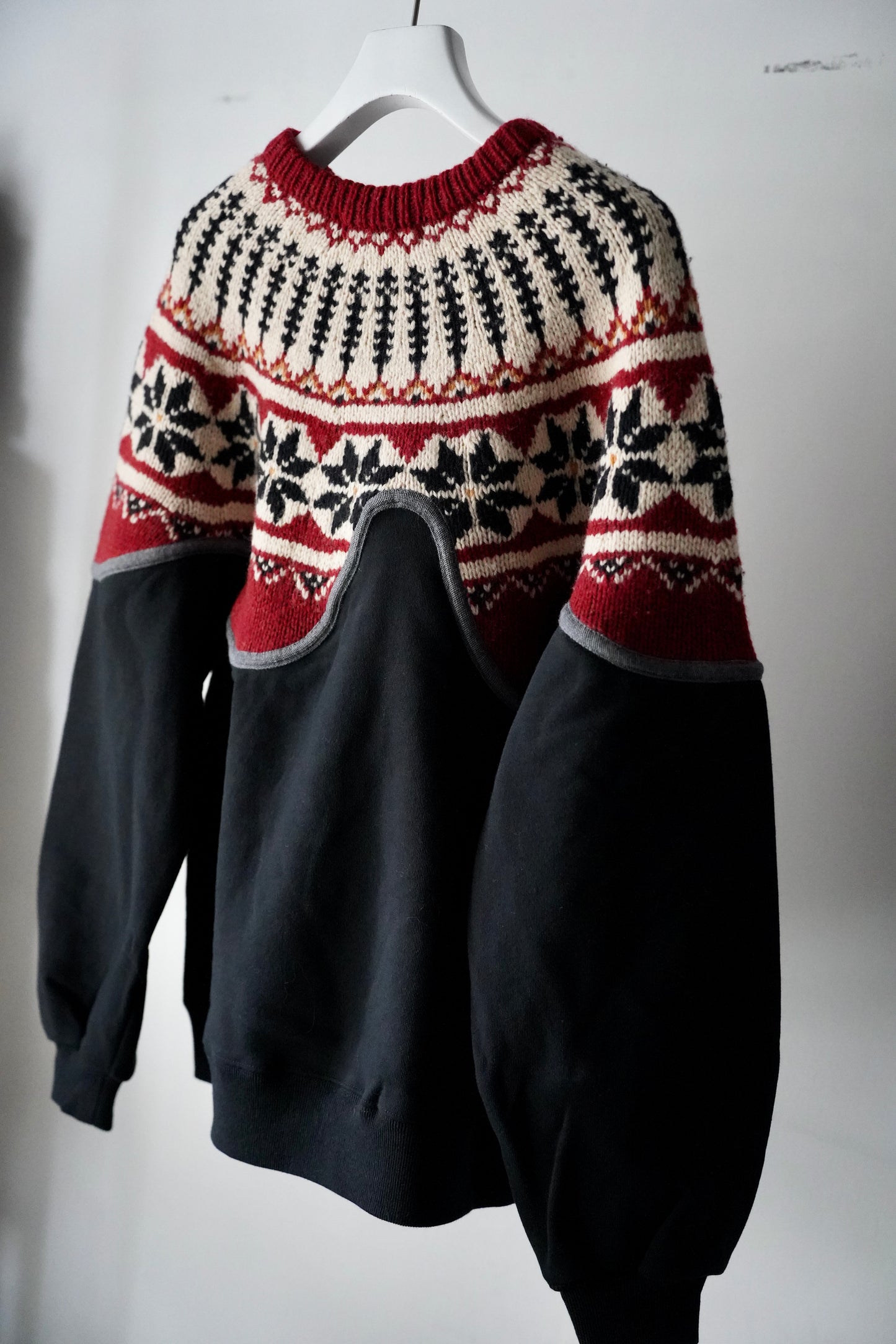 MEN/WOMEN VIOLETTE ROOM Ex. REMAKE SWEAT  black 5