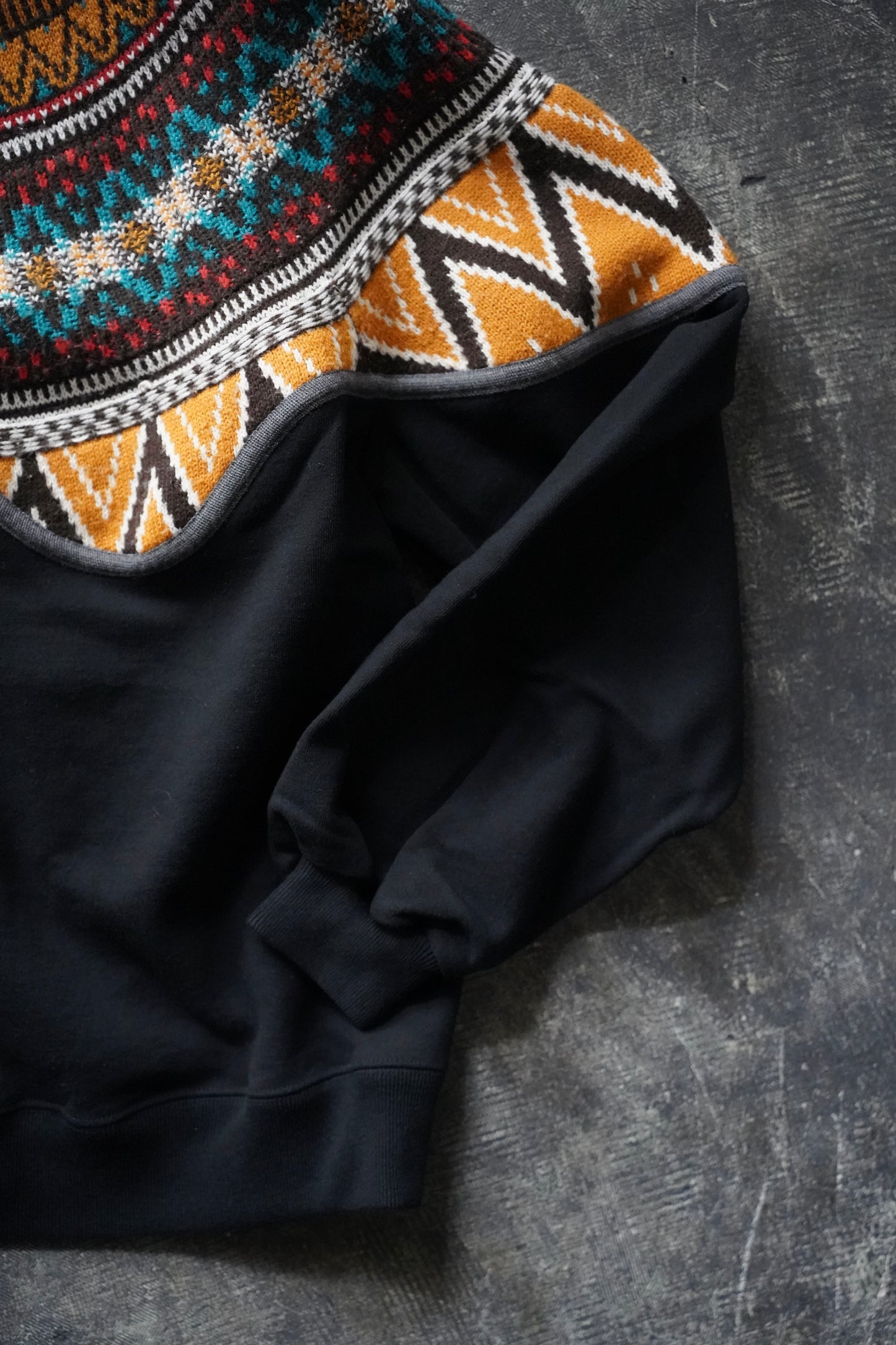 MEN/WOMEN VIOLETTE ROOM Ex. REMAKE SWEAT  black 6