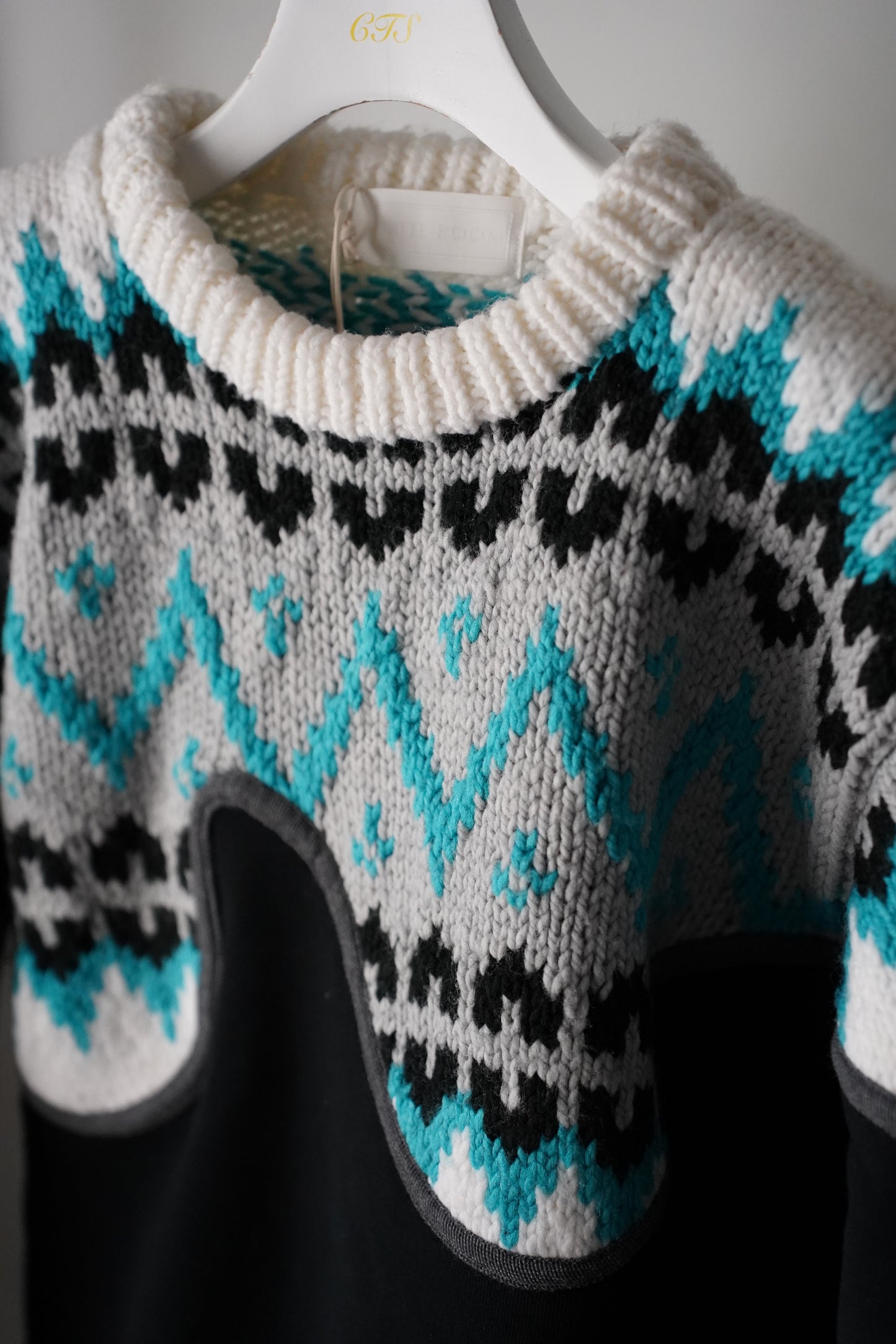 MEN/WOMEN VIOLETTE ROOM Ex. REMAKE SWEAT  black 8