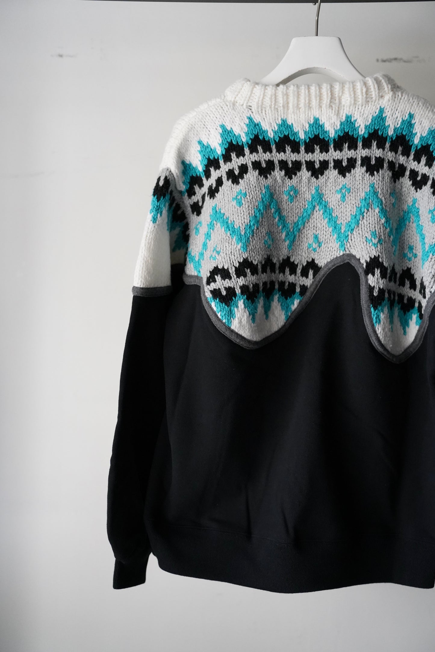 MEN/WOMEN VIOLETTE ROOM Ex. REMAKE SWEAT  black 8