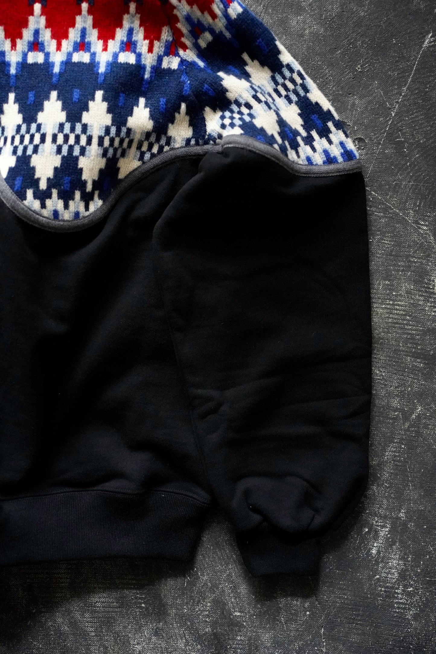 MEN/WOMEN VIOLETTE ROOM Ex. REMAKE SWEAT  black 9