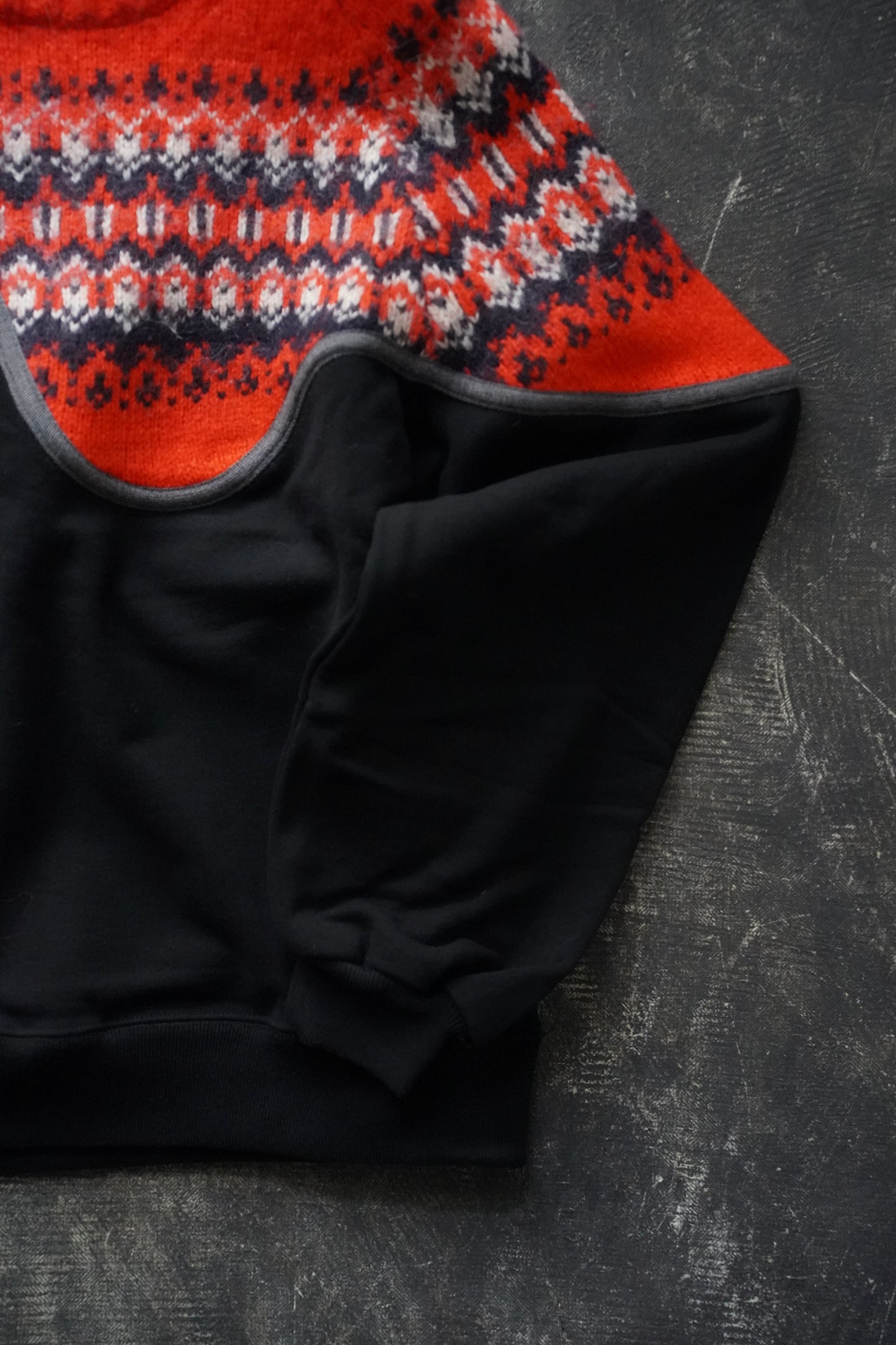 MEN/WOMEN VIOLETTE ROOM Ex. REMAKE SWEAT  black 12