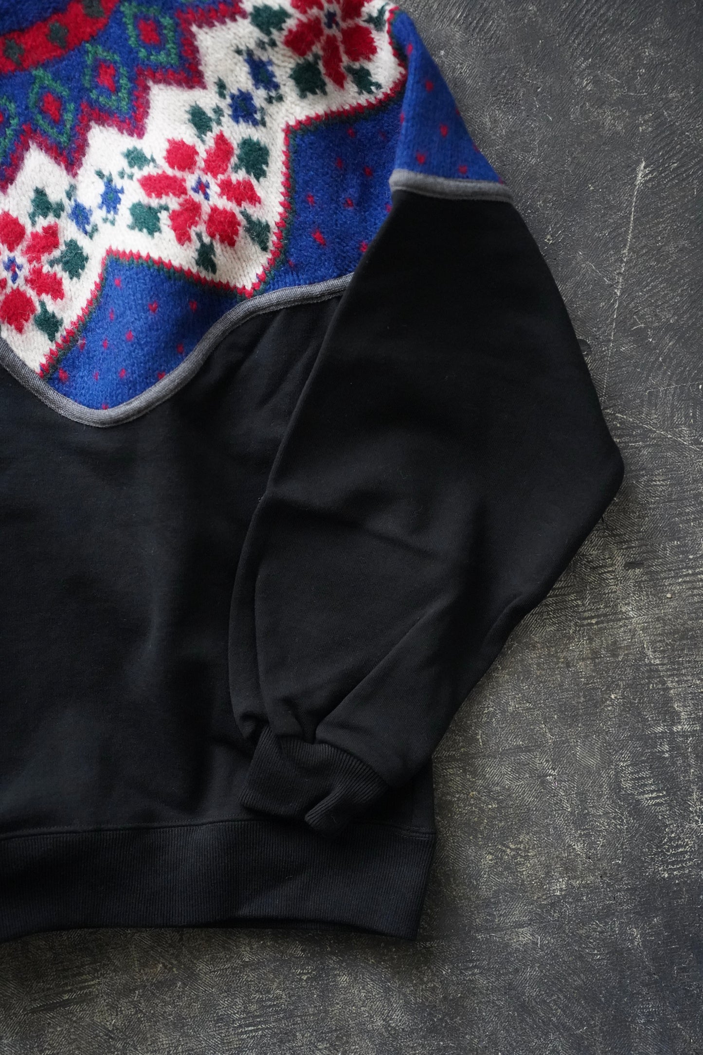 MEN/WOMEN VIOLETTE ROOM Ex. REMAKE SWEAT  black 13