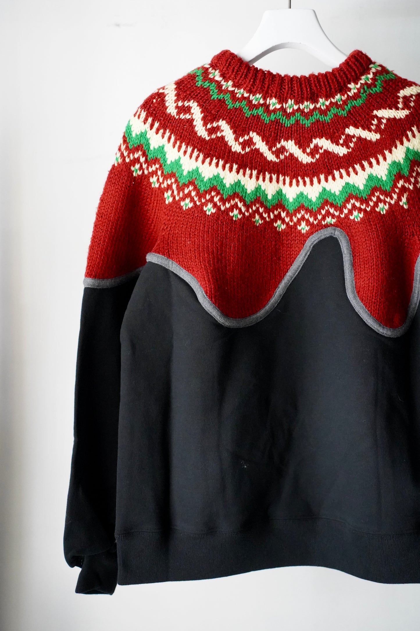 MEN/WOMEN VIOLETTE ROOM Ex. REMAKE SWEAT  black 14