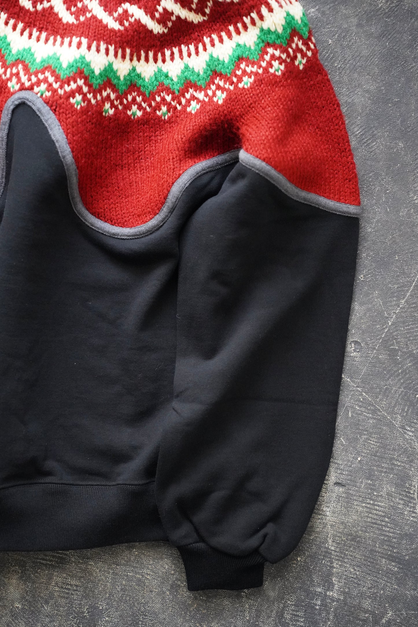 MEN/WOMEN VIOLETTE ROOM Ex. REMAKE SWEAT  black 14