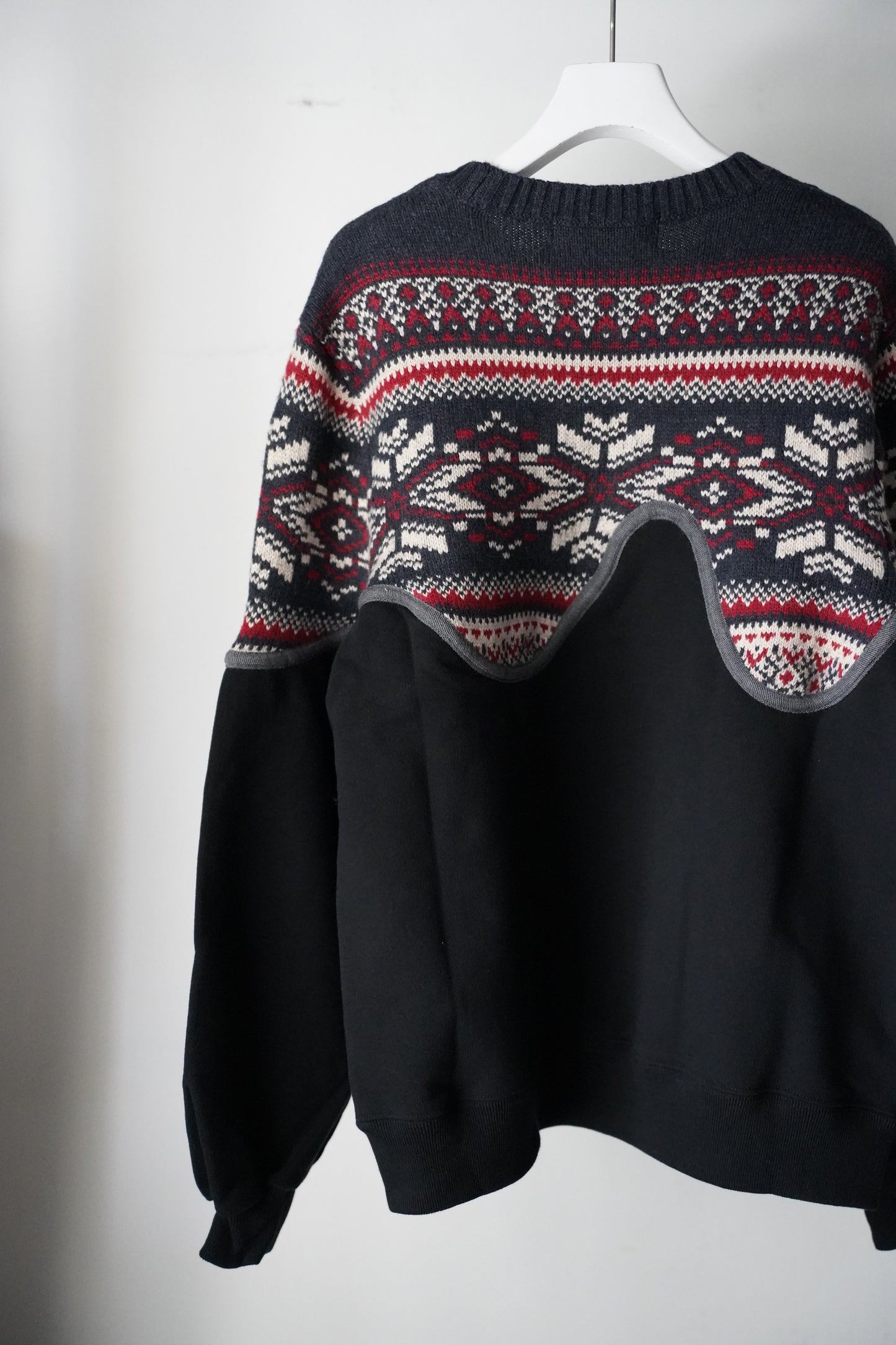 MEN/WOMEN VIOLETTE ROOM Ex. REMAKE SWEAT  black 15