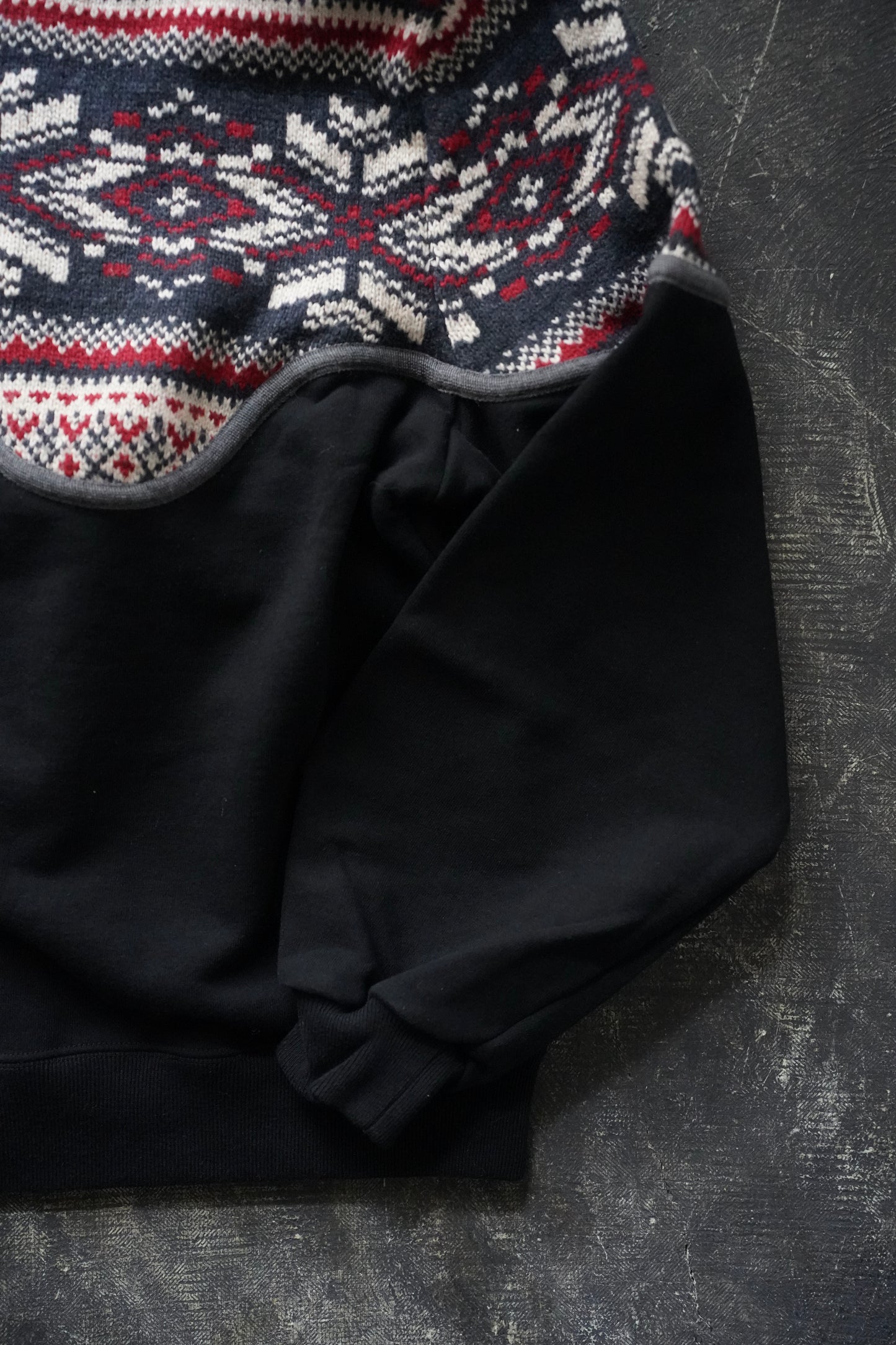 MEN/WOMEN VIOLETTE ROOM Ex. REMAKE SWEAT  black 15